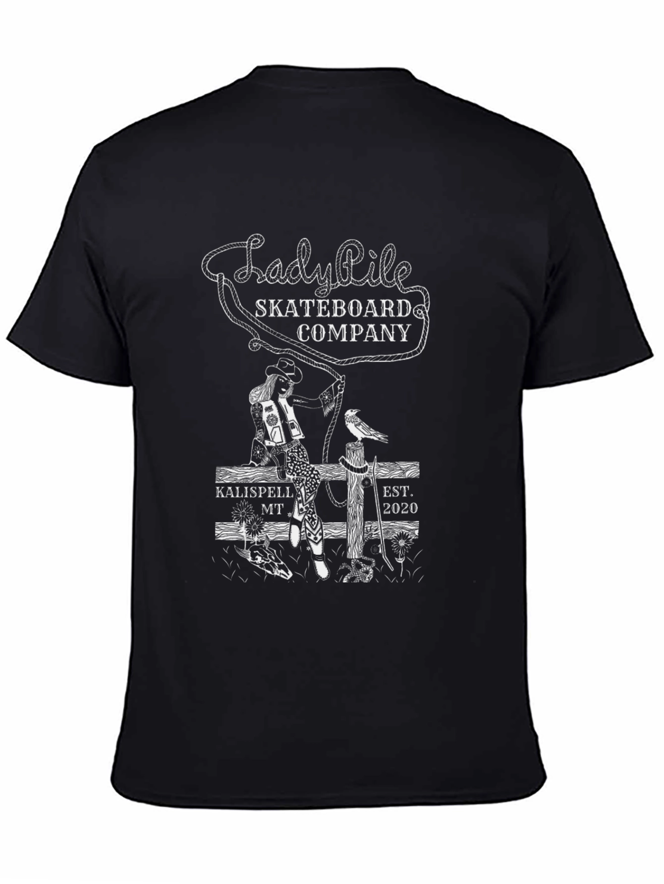 Lady Pile Skateboard Company Graphic T-Shirt