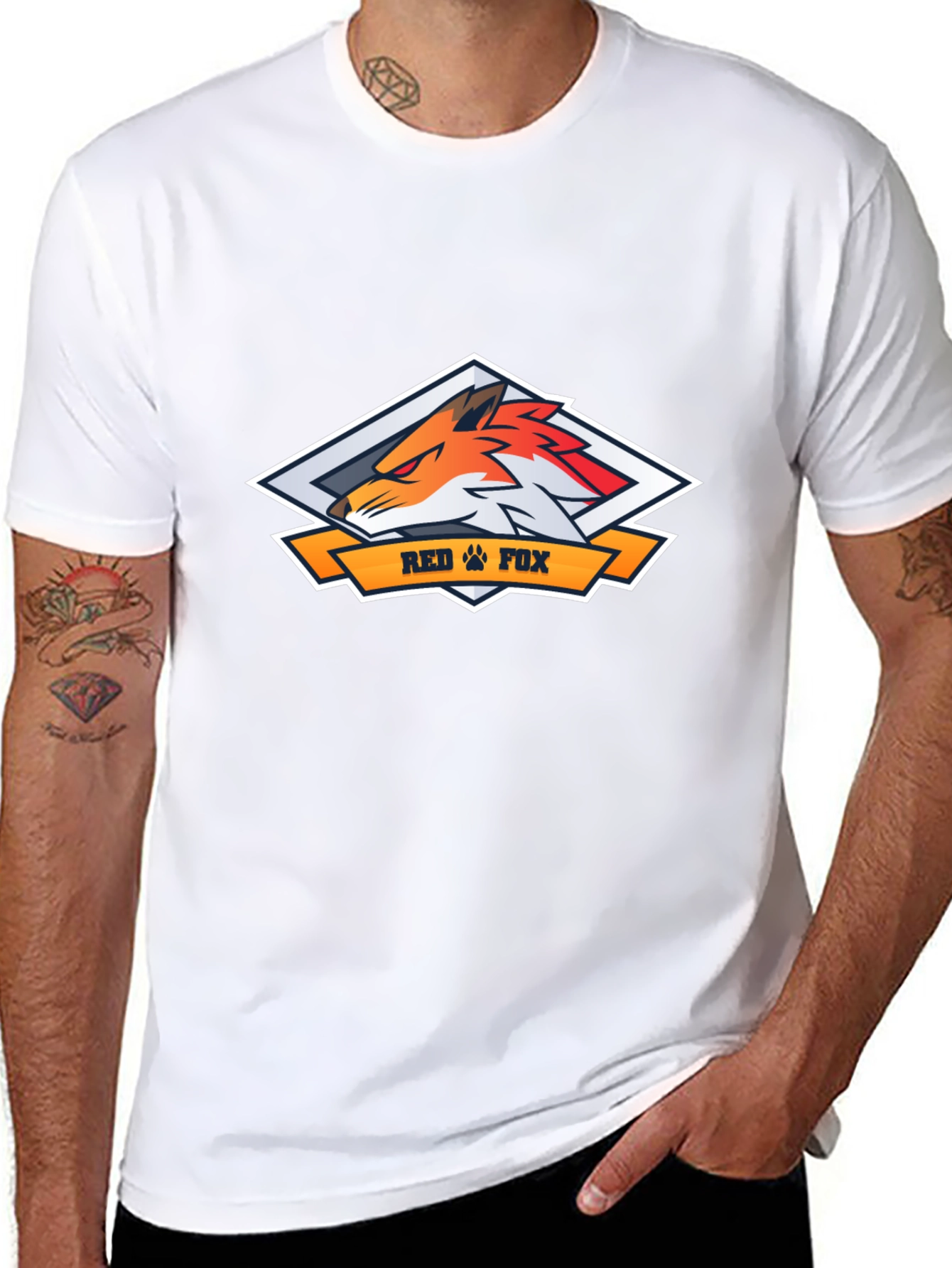 Red Fox Graphic Tee - Cool Animal Design T-Shirt