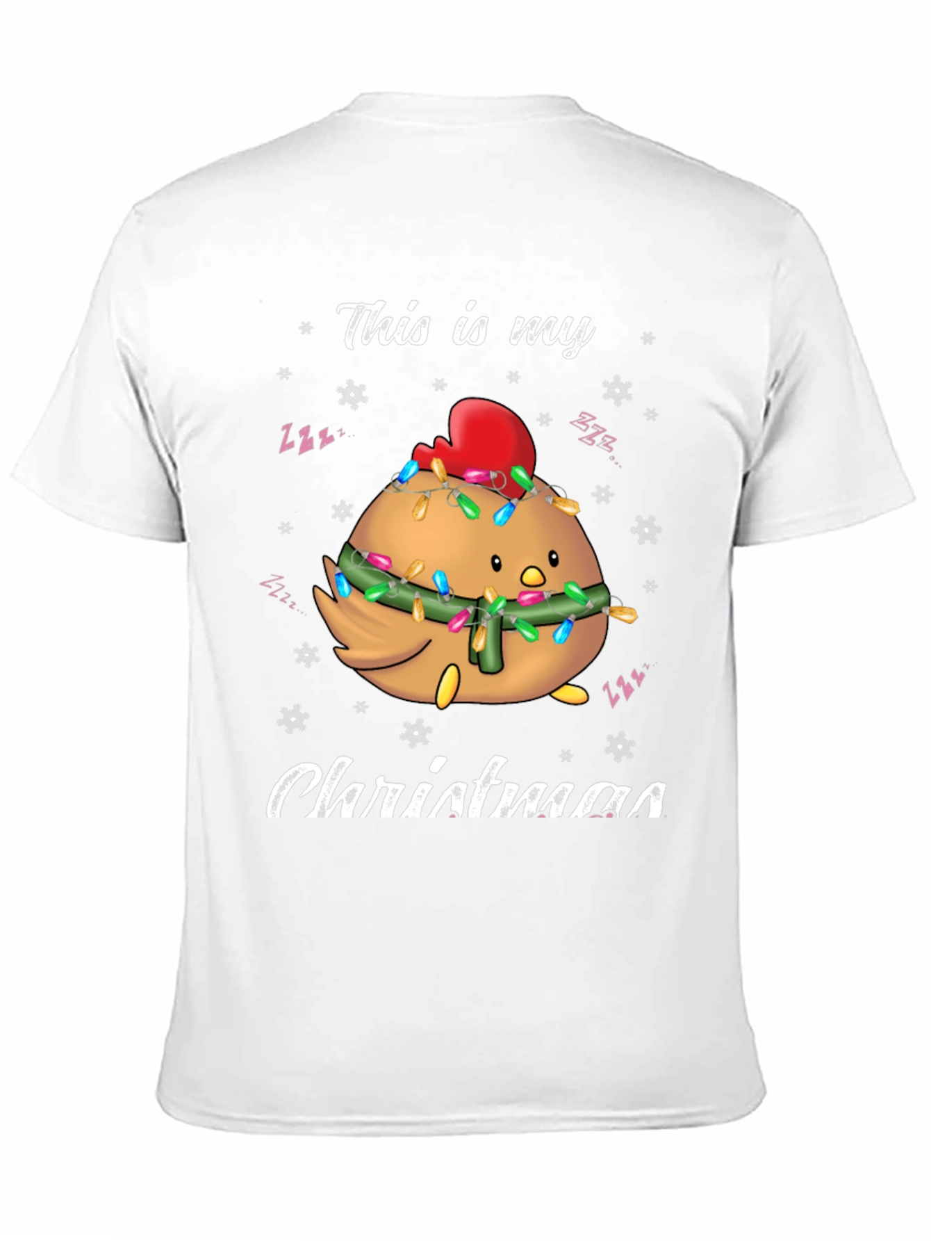 Funny Chicken Christmas T-Shirt