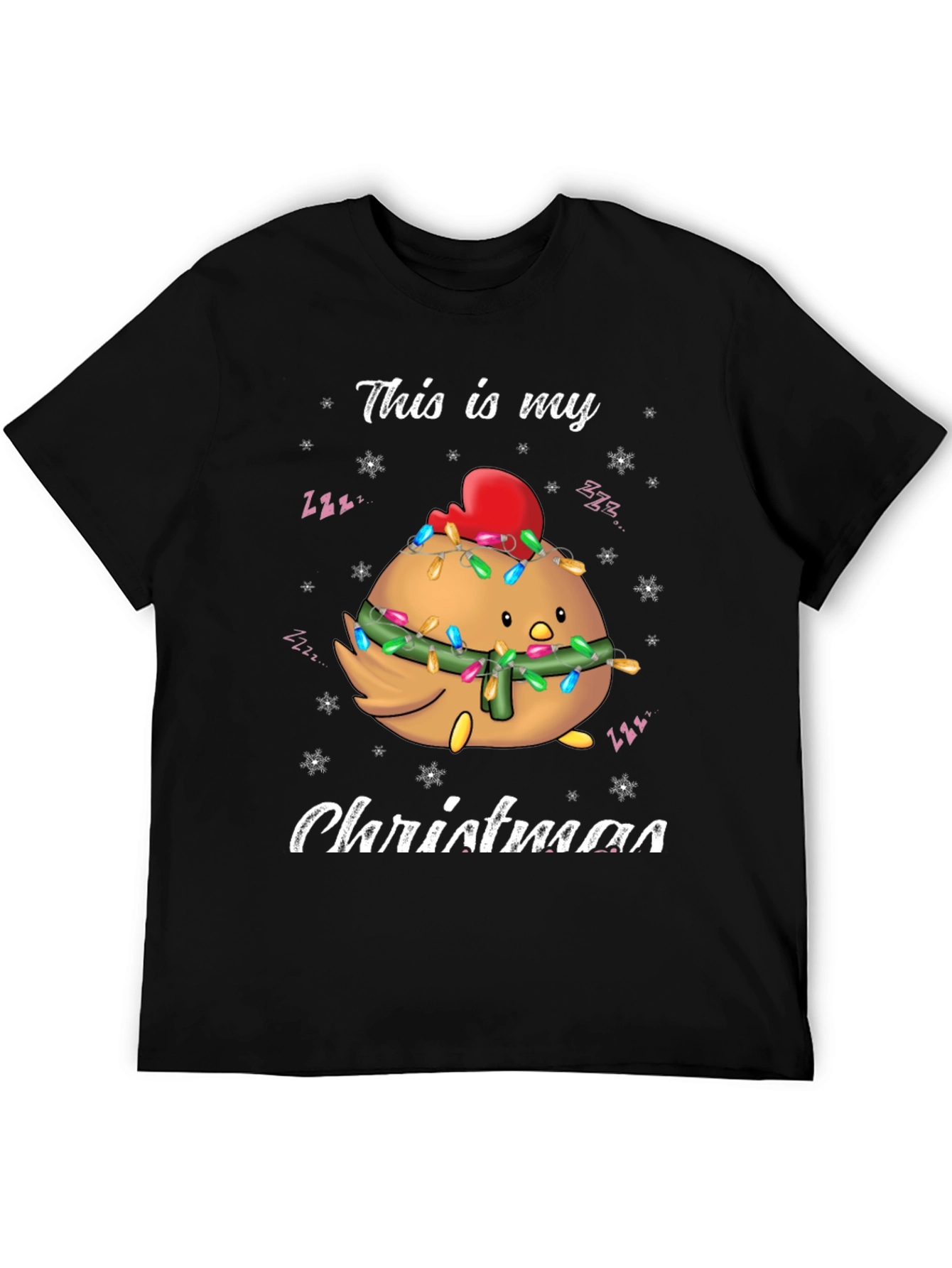 Funny Chicken Christmas T-Shirt