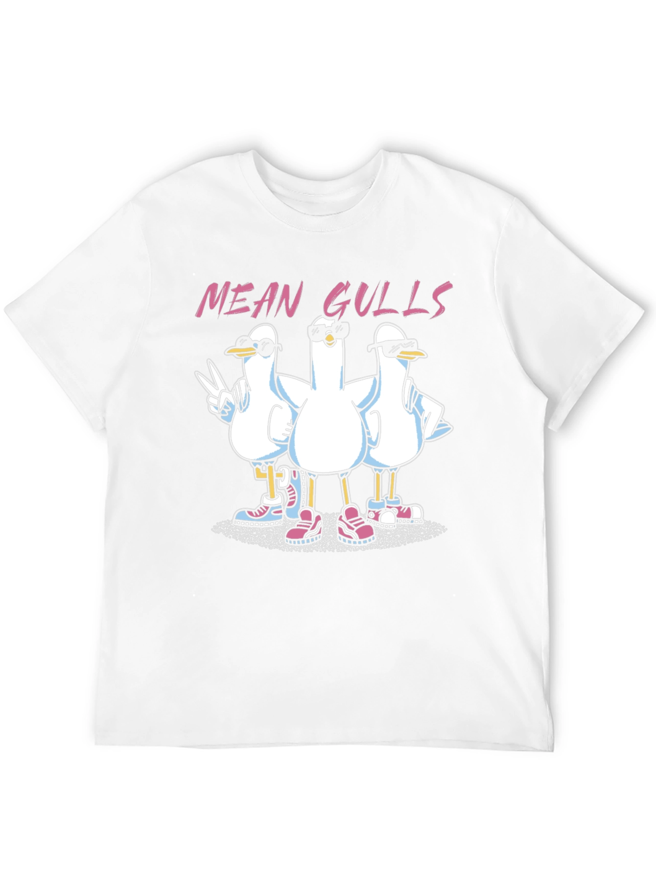 Mean Gulls Graphic T-Shirt