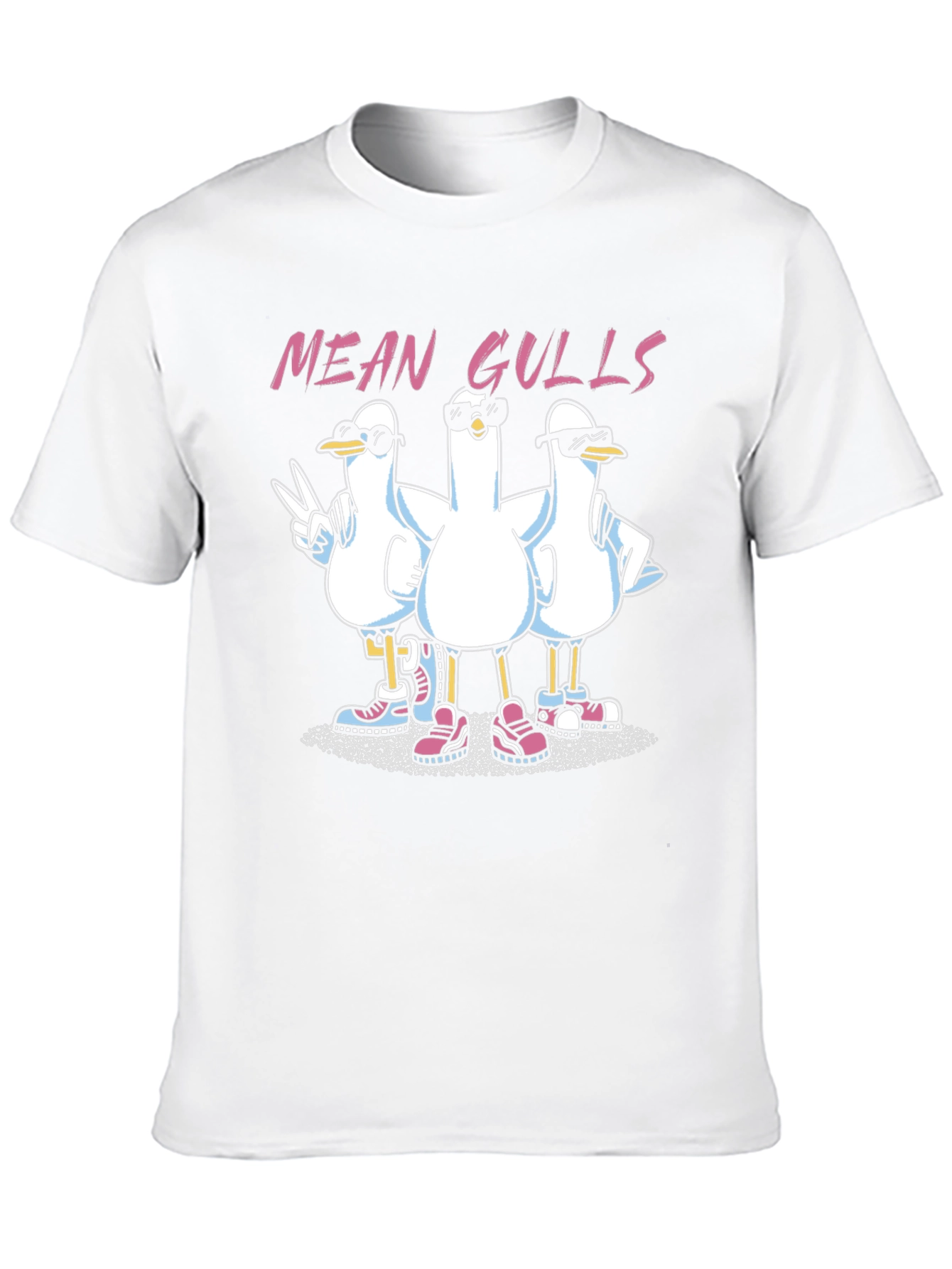 Mean Gulls Graphic T-Shirt