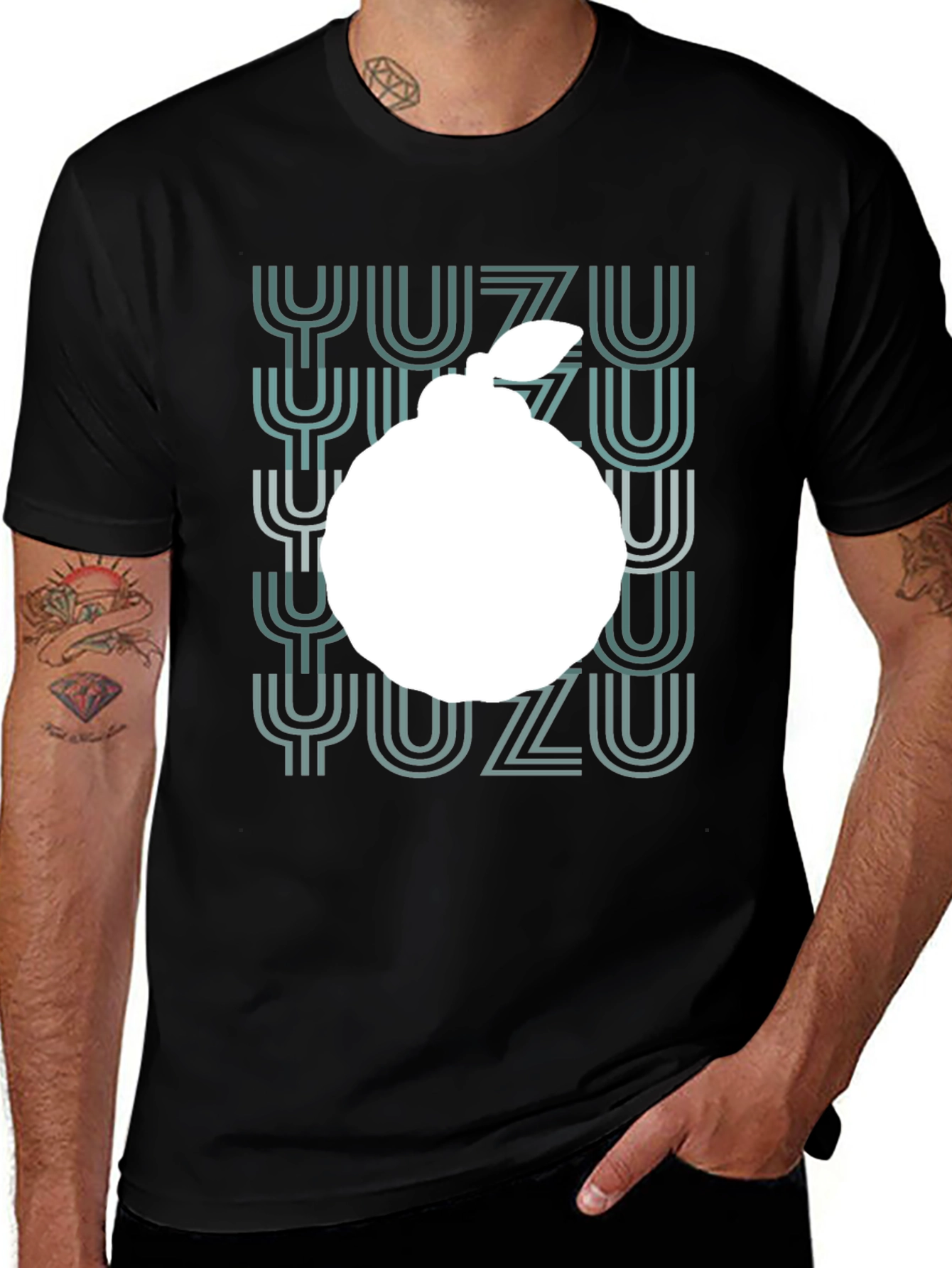 Yuzu Fruit Graphic Tee - Stylish & Comfortable
