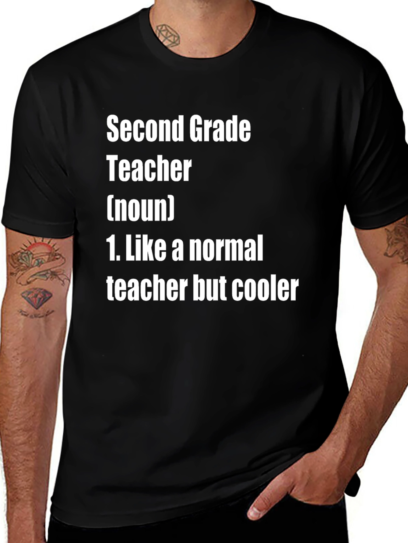 Second Grade Teacher T-Shirt - Cooler Than Normal!