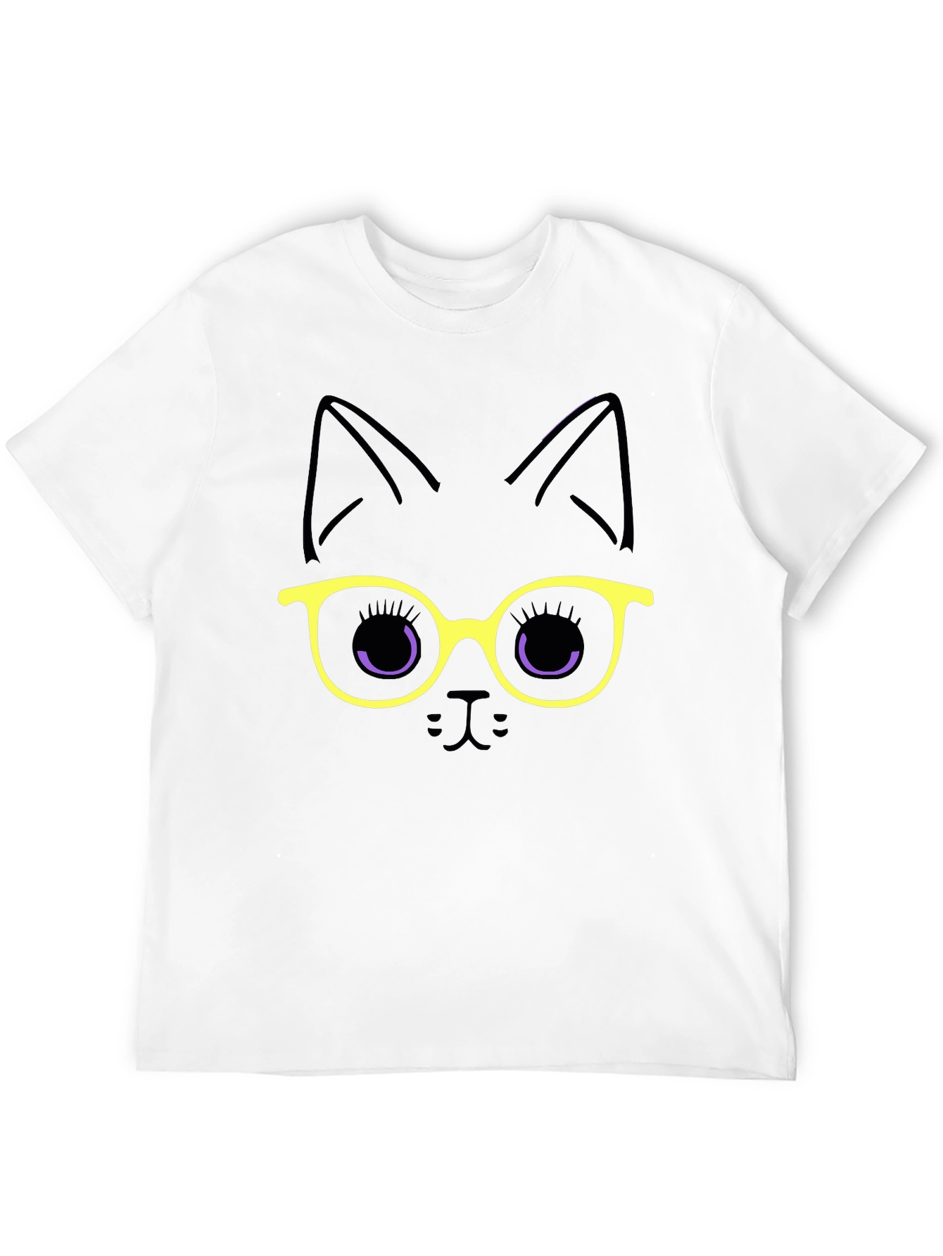 Cool Cat Tee - Whimsical Graphic T-Shirt