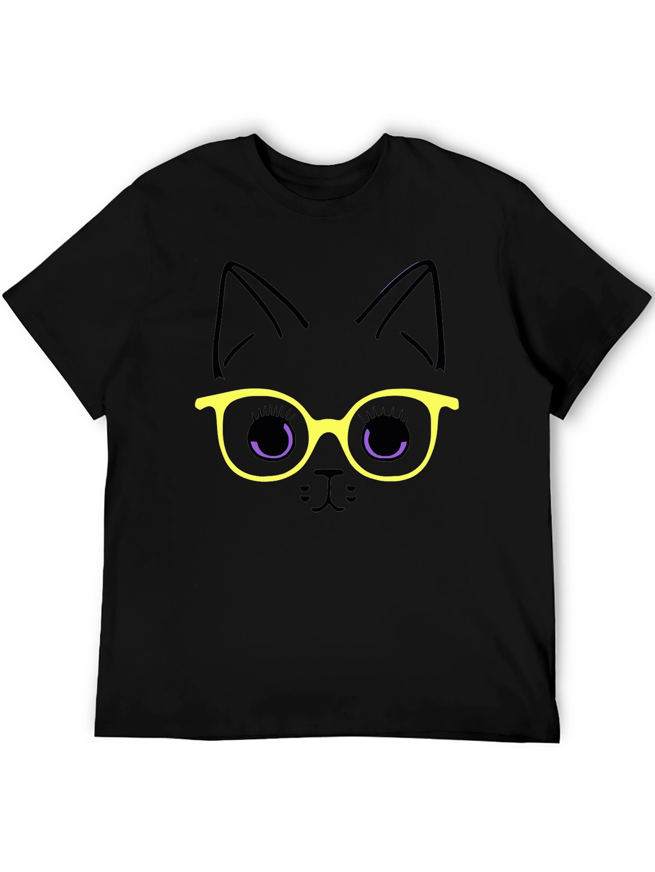 Cool Cat Tee - Whimsical Graphic T-Shirt