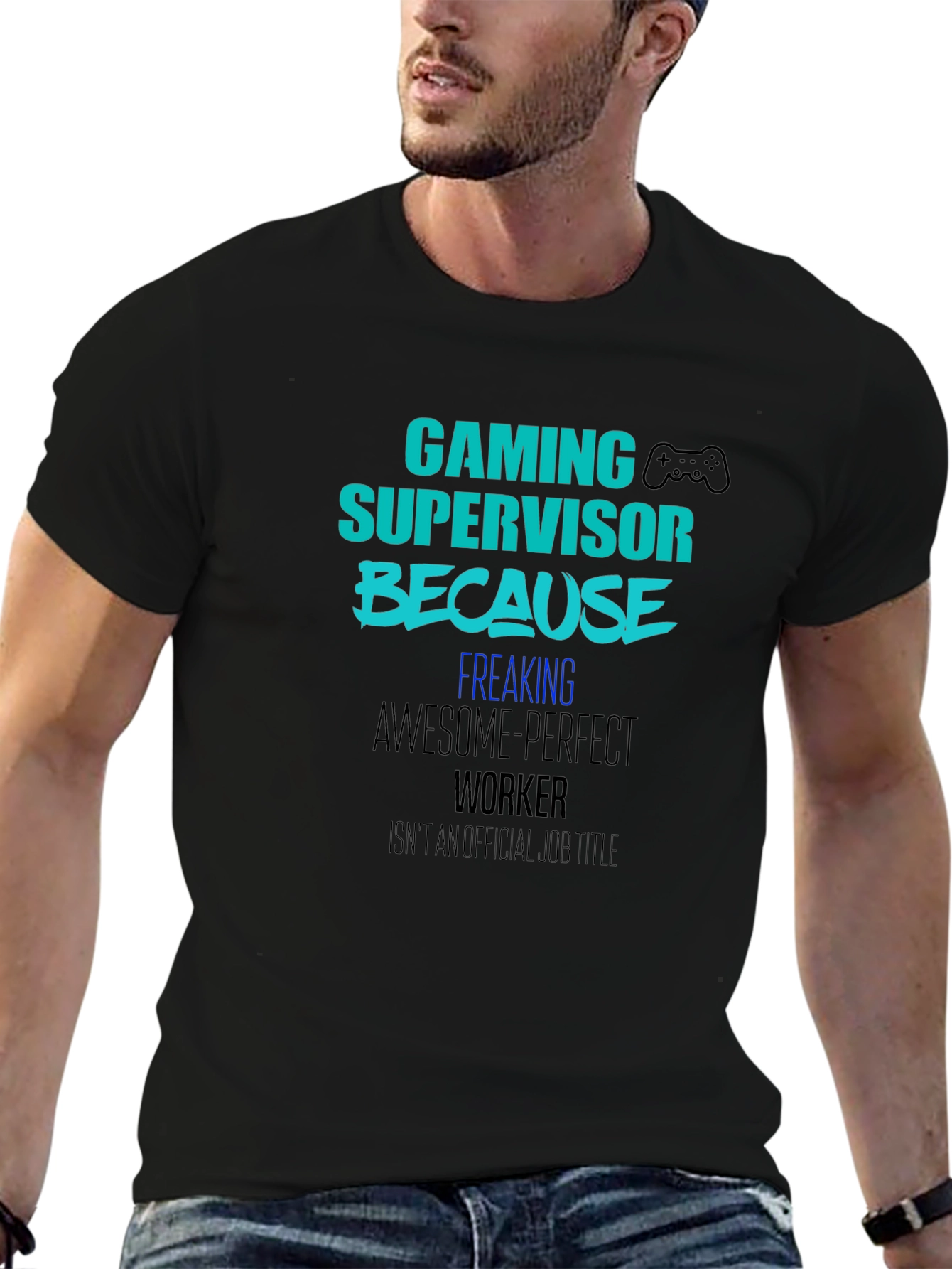 Gaming Supervisor T-Shirt - Funny Gamer Tee