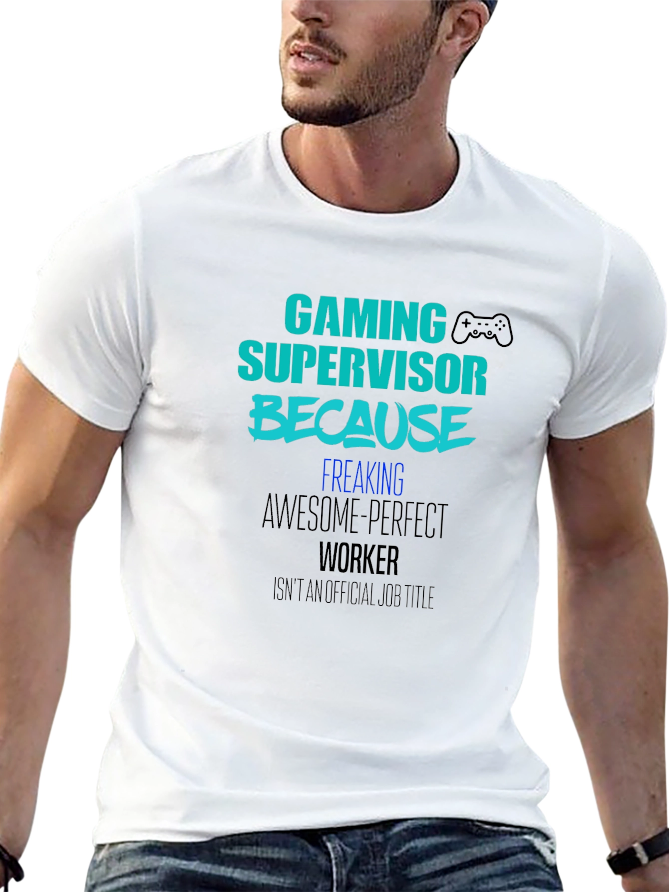 Gaming Supervisor T-Shirt - Funny Gamer Tee