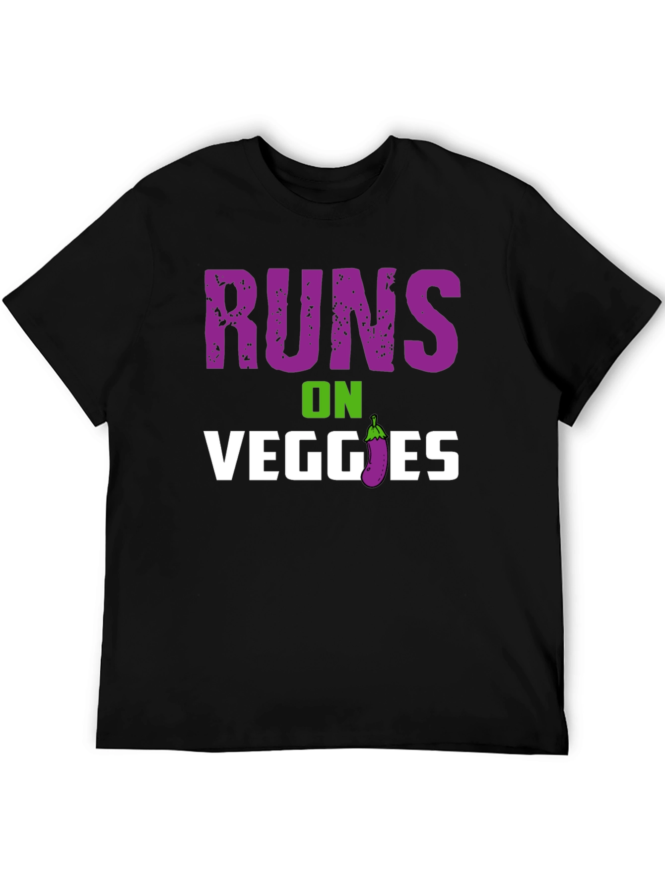 Runs on Veggies T-Shirt - Vegetarian Pride!