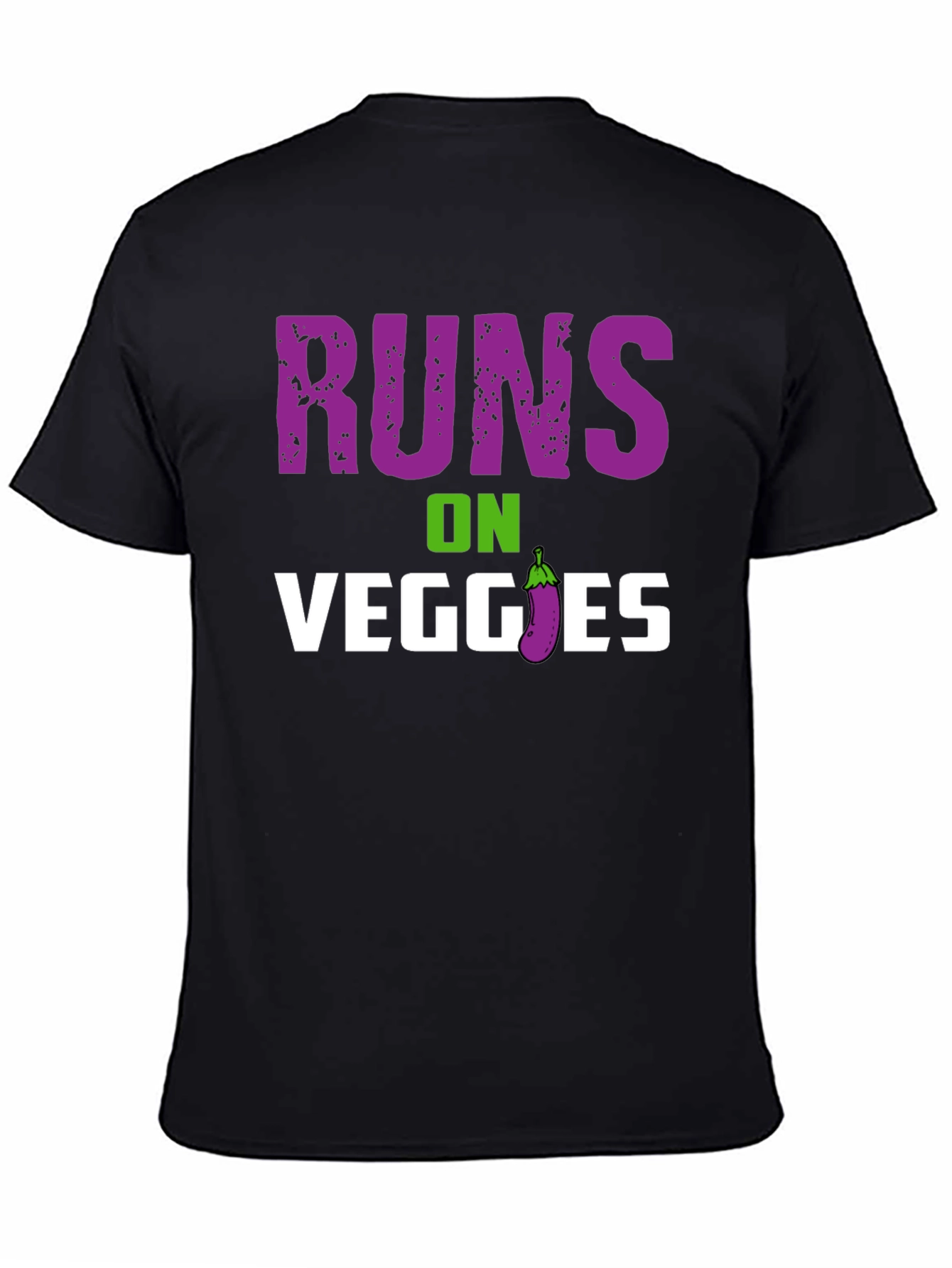 Runs on Veggies T-Shirt - Vegetarian Pride!
