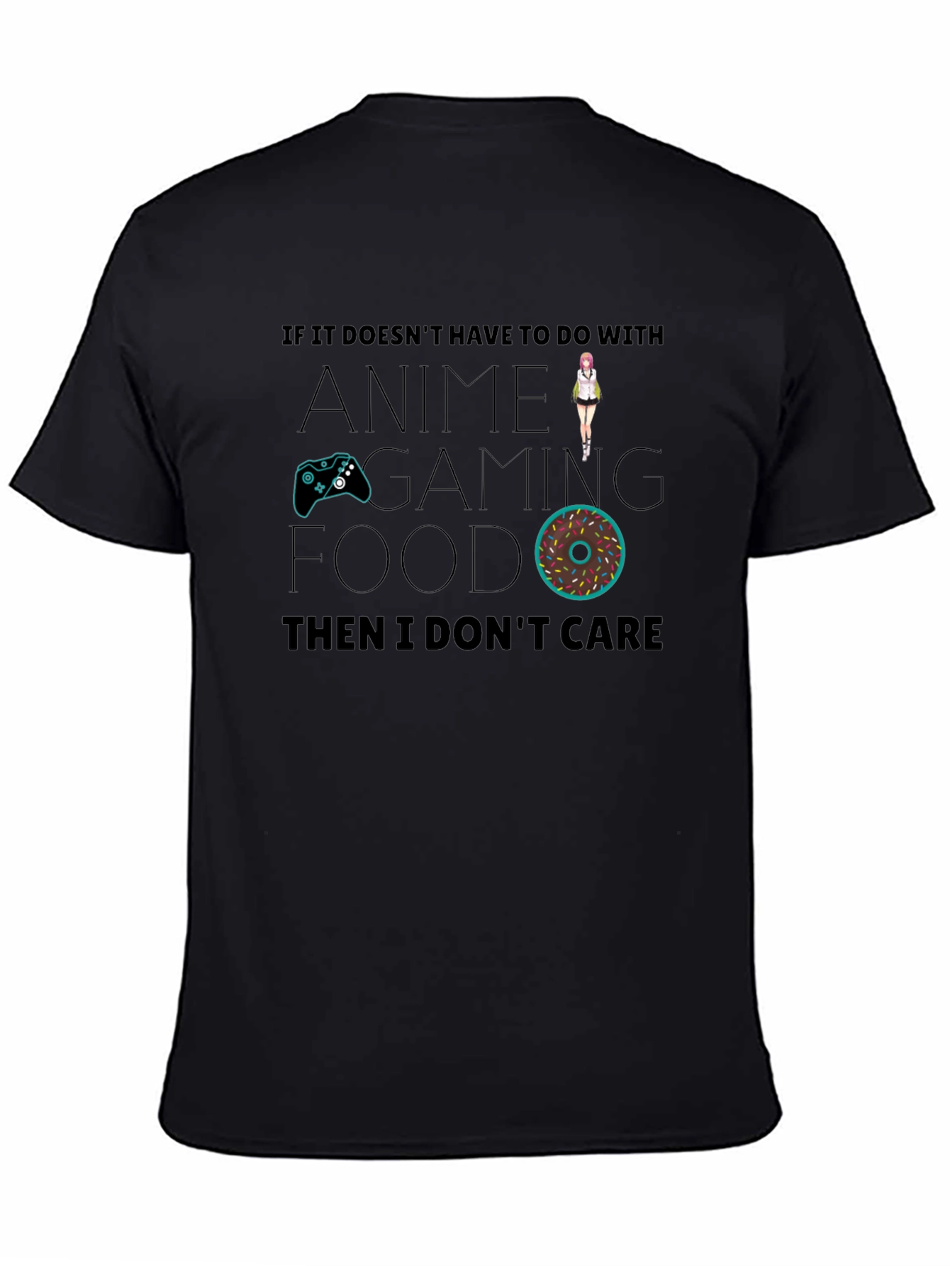 Anime Gaming Food T-Shirt - Funny Graphic Tee