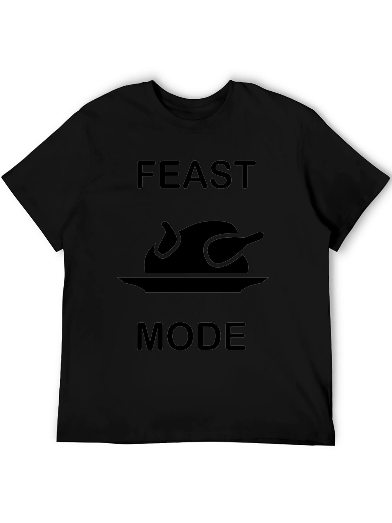 Feast Mode Thanksgiving T-Shirt Turkey Dinner Tee