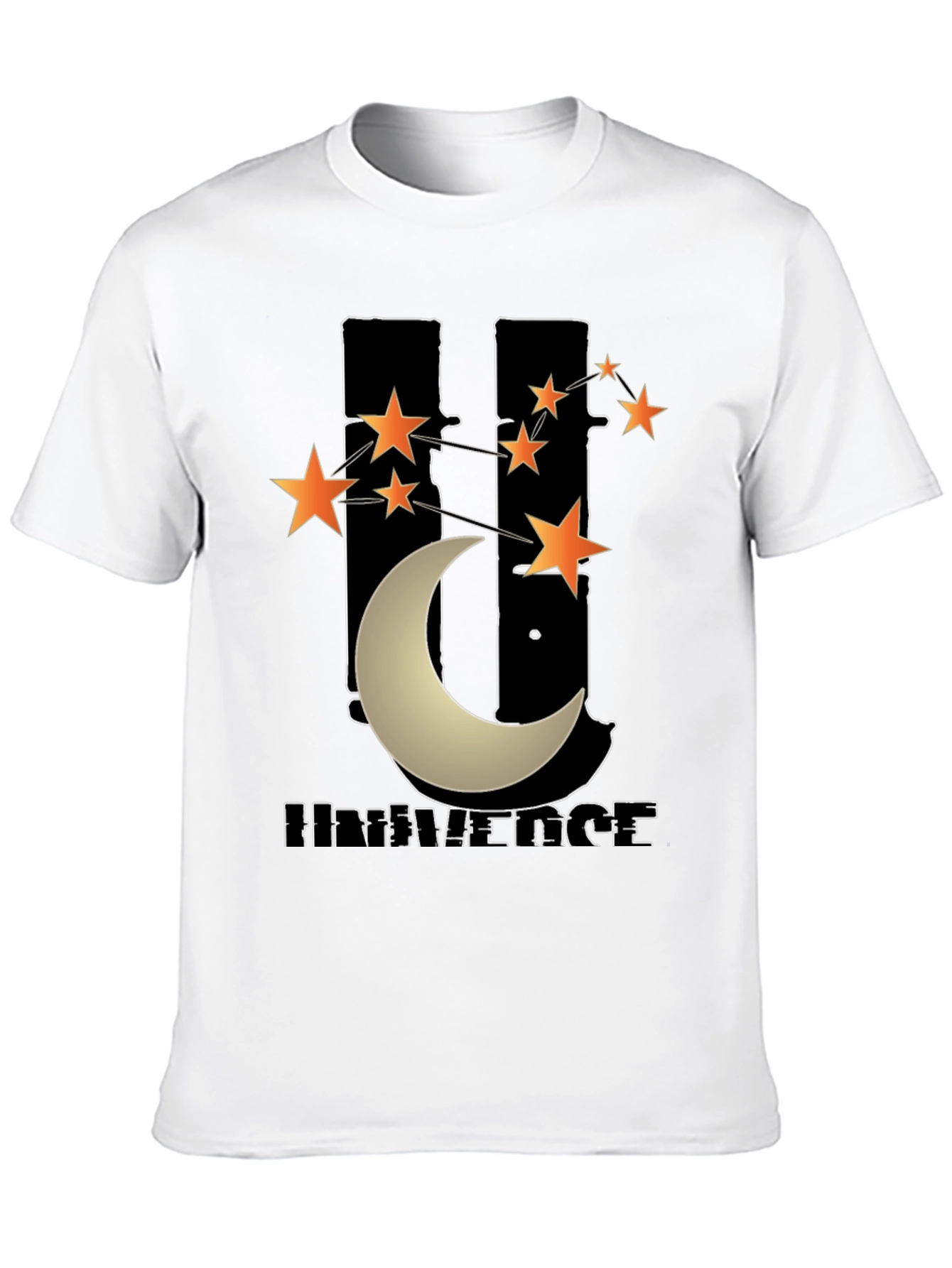 Universe Graphic T-Shirt - Mens Black Tee
