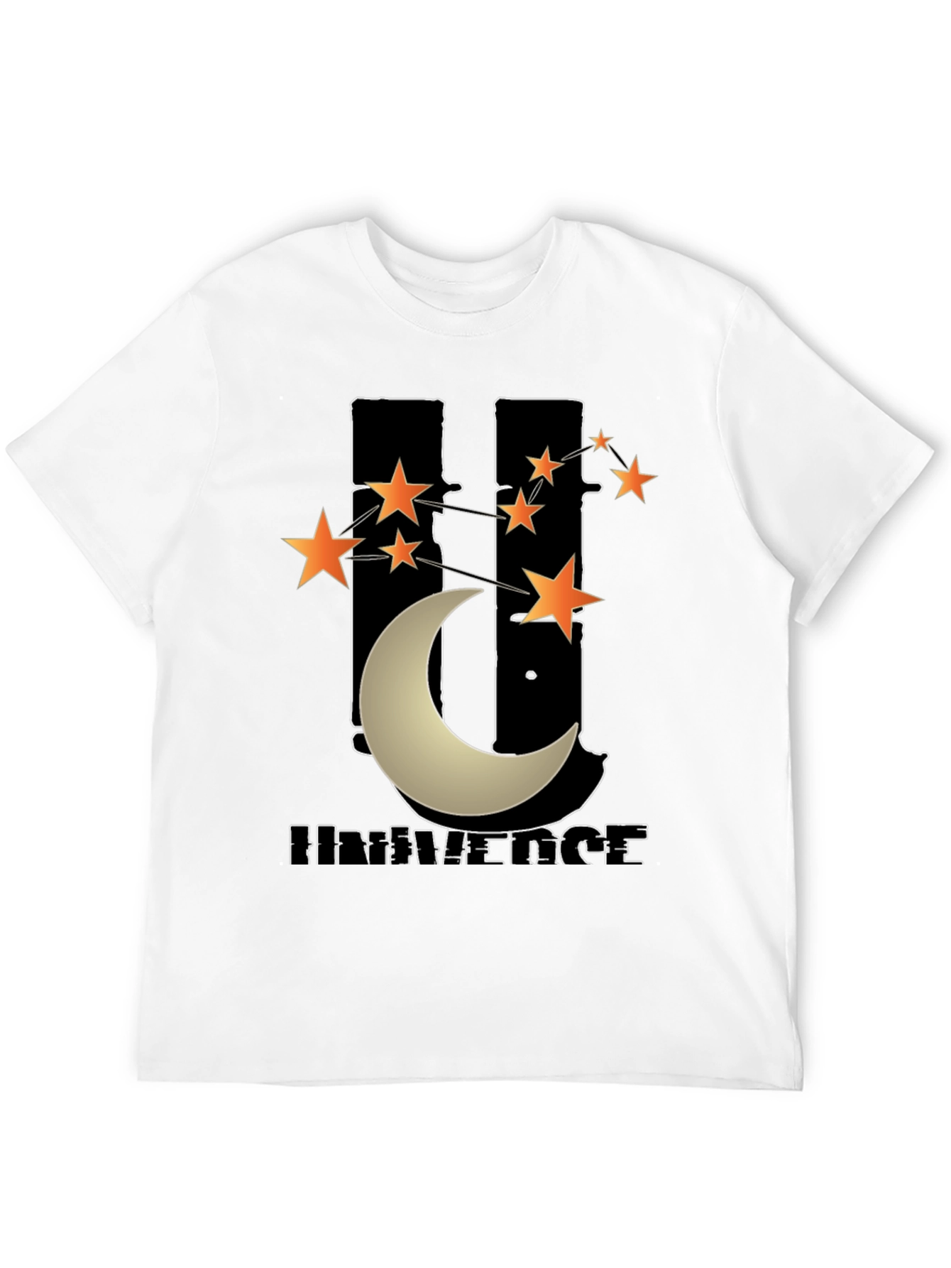 Universe Graphic T-Shirt - Mens Black Tee