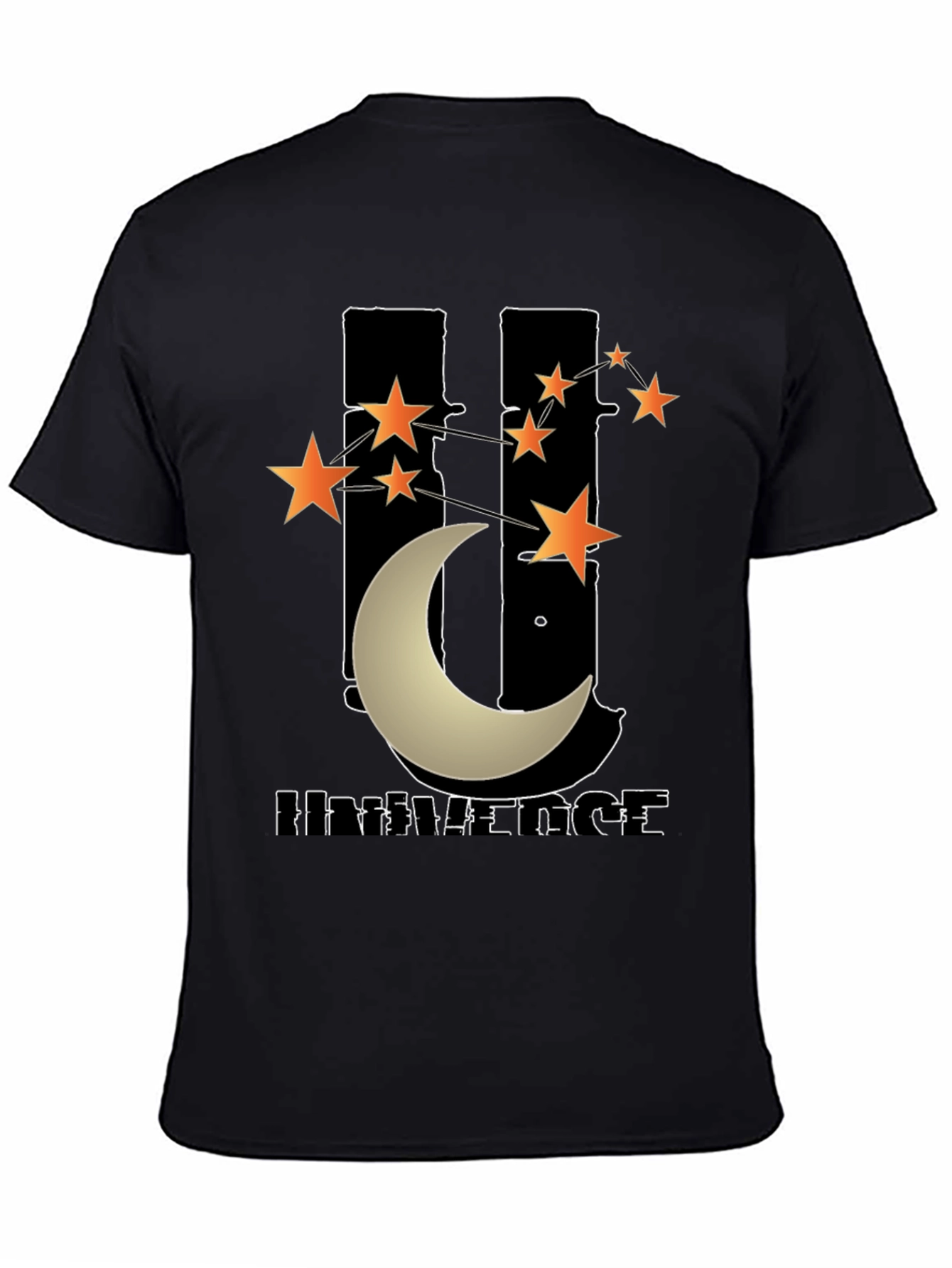 Universe Graphic T-Shirt - Mens Black Tee