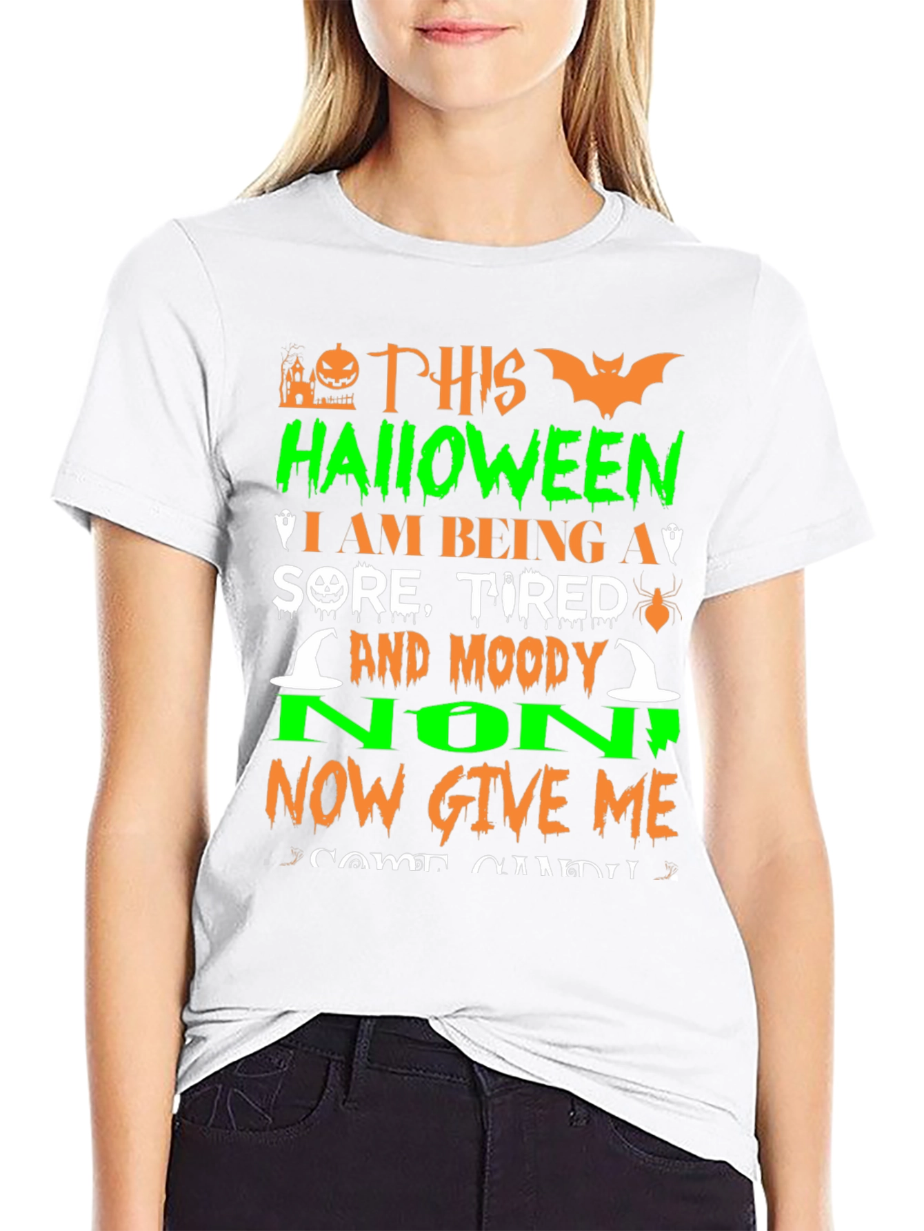Halloween Sore Tired Moody T-Shirt