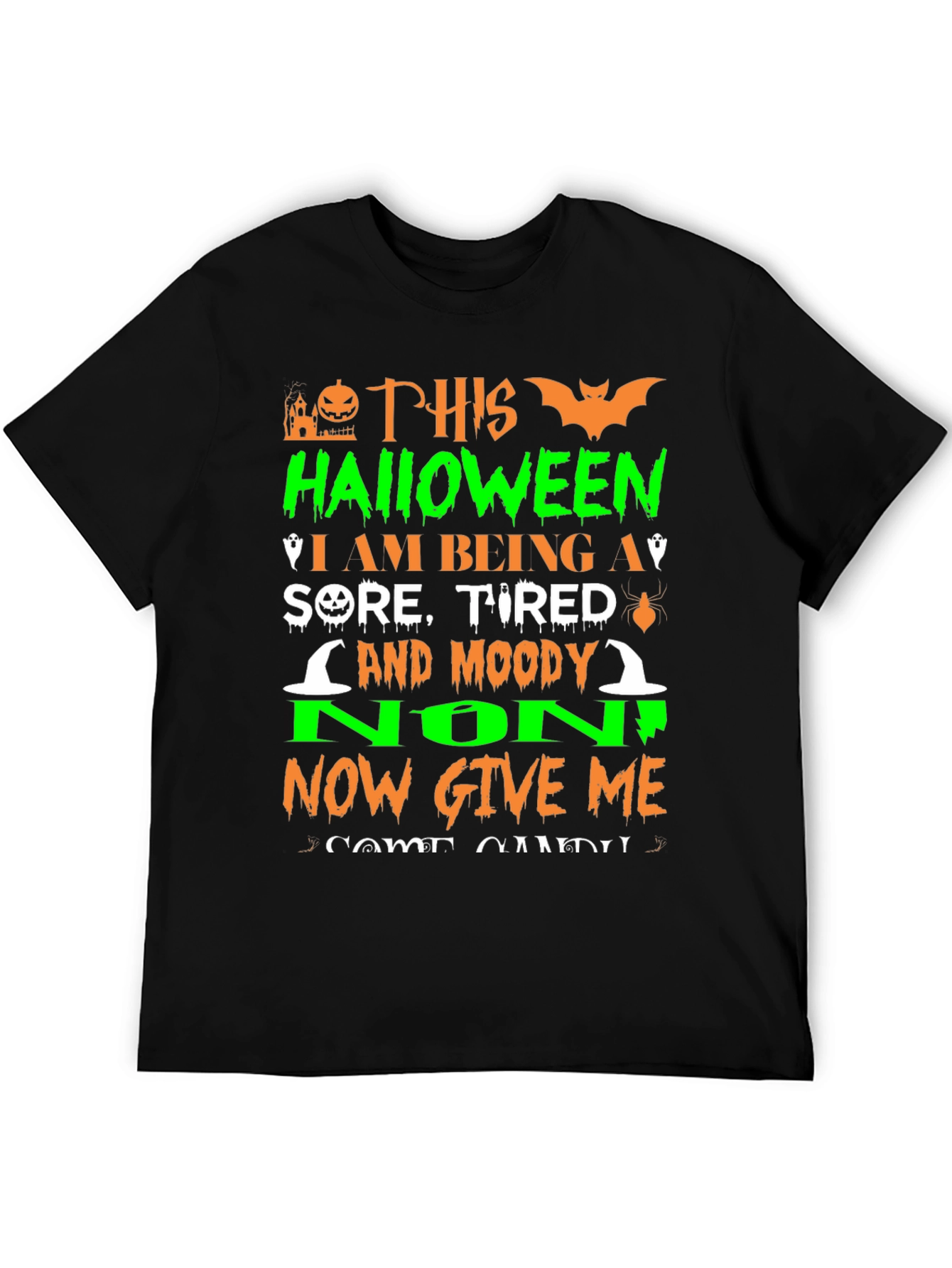Halloween Sore Tired Moody T-Shirt