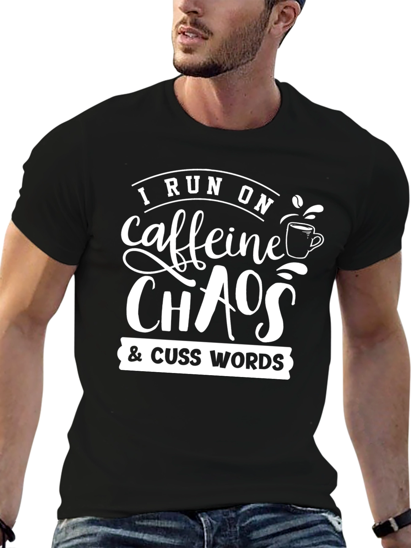 Caffeine Chaos T-Shirt - Funny Graphic Tee