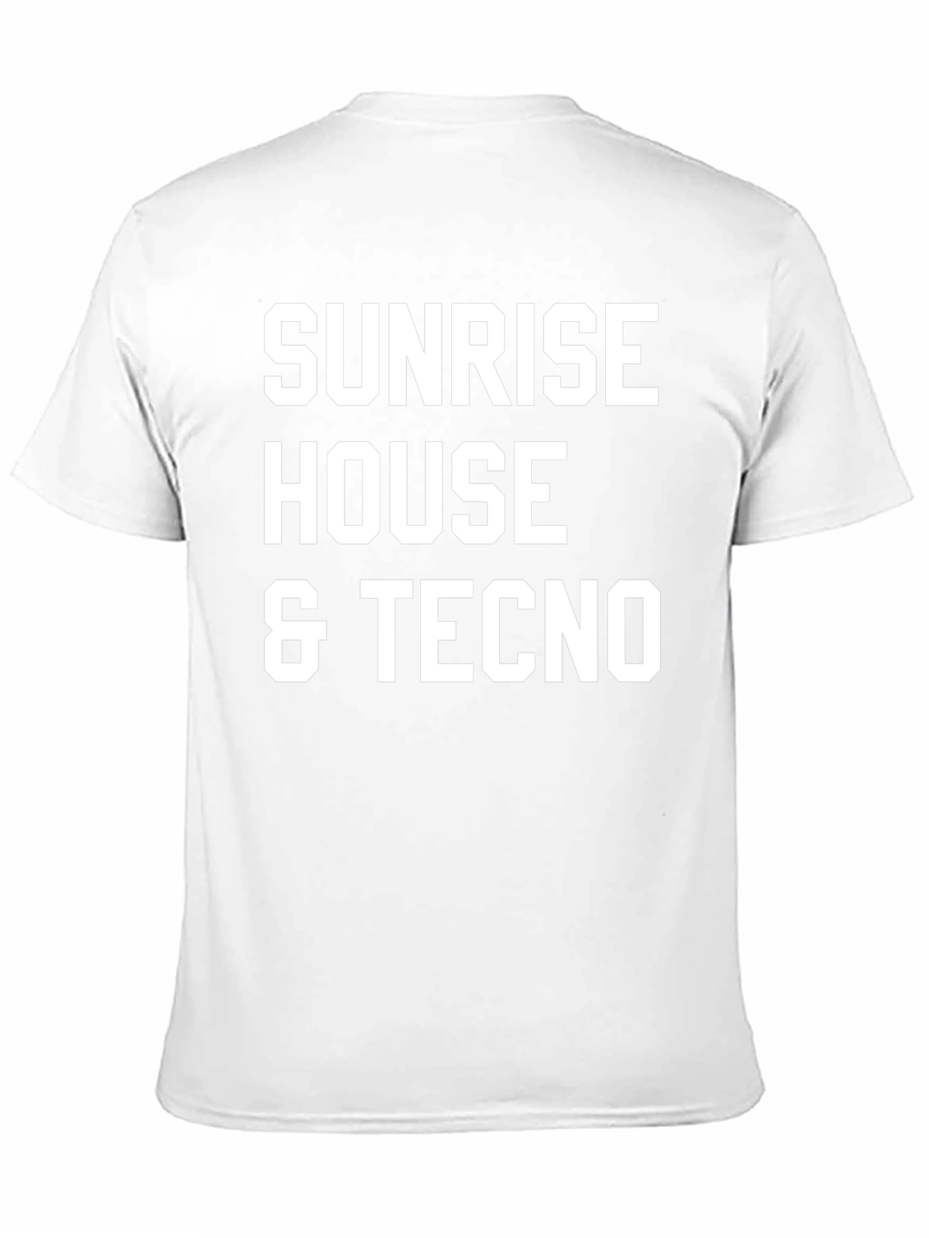 Sunrise House & Techno T-Shirt - Bold Graphic Tee