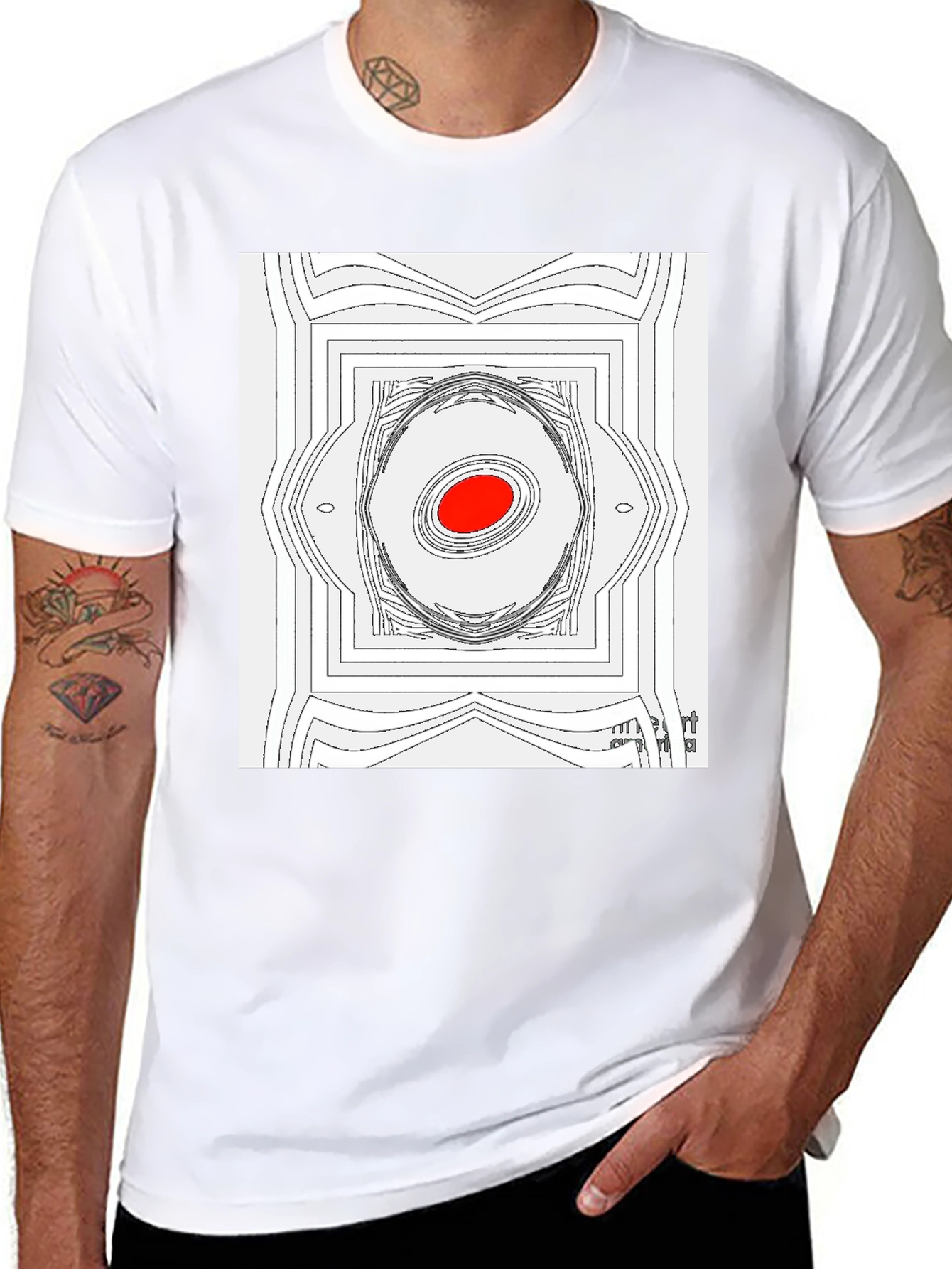 Abstract Eye T-Shirt - Modern Graphic Tee