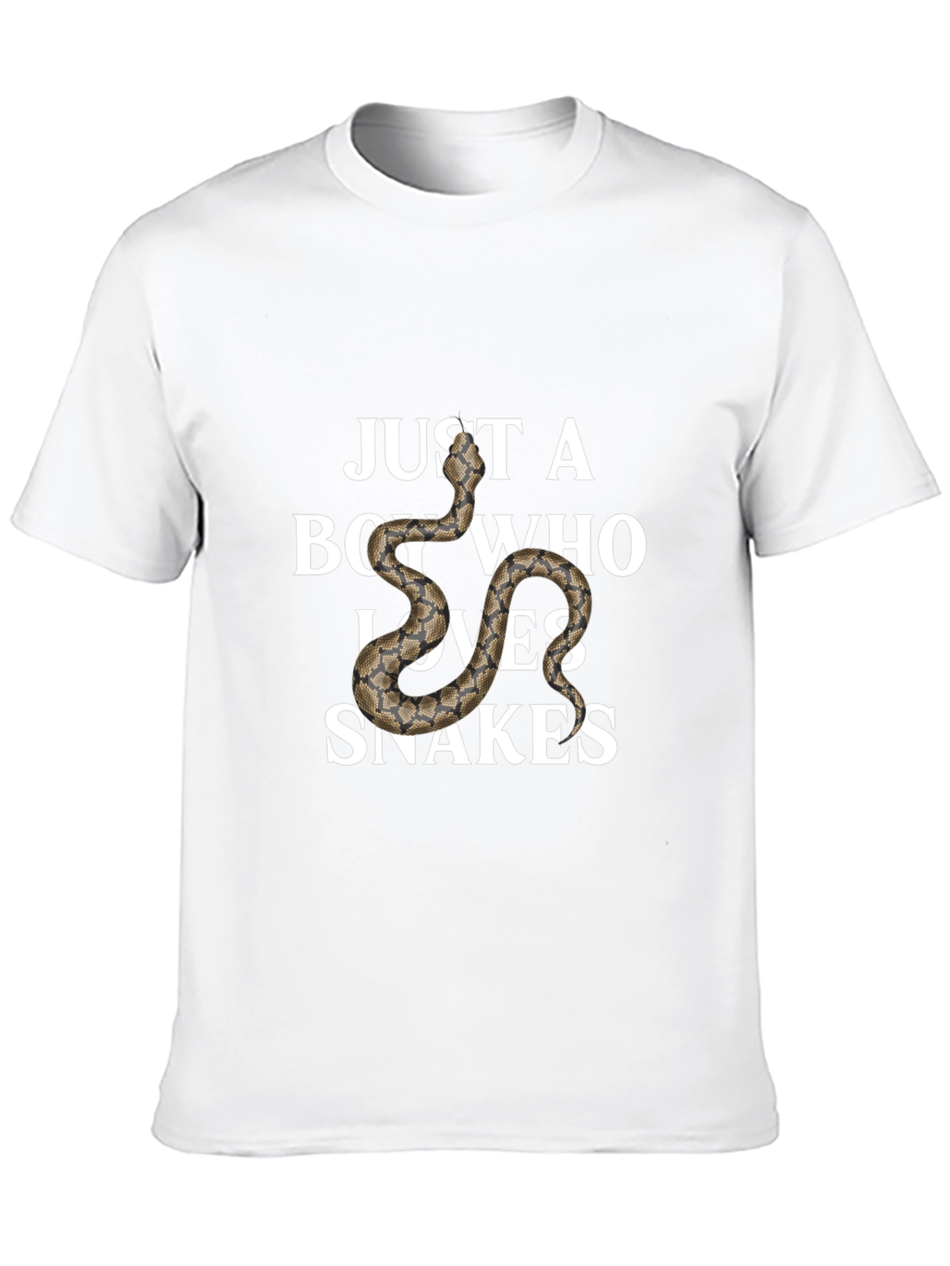 Boy Who Loves Snakes T-Shirt - Reptile Lover Tee