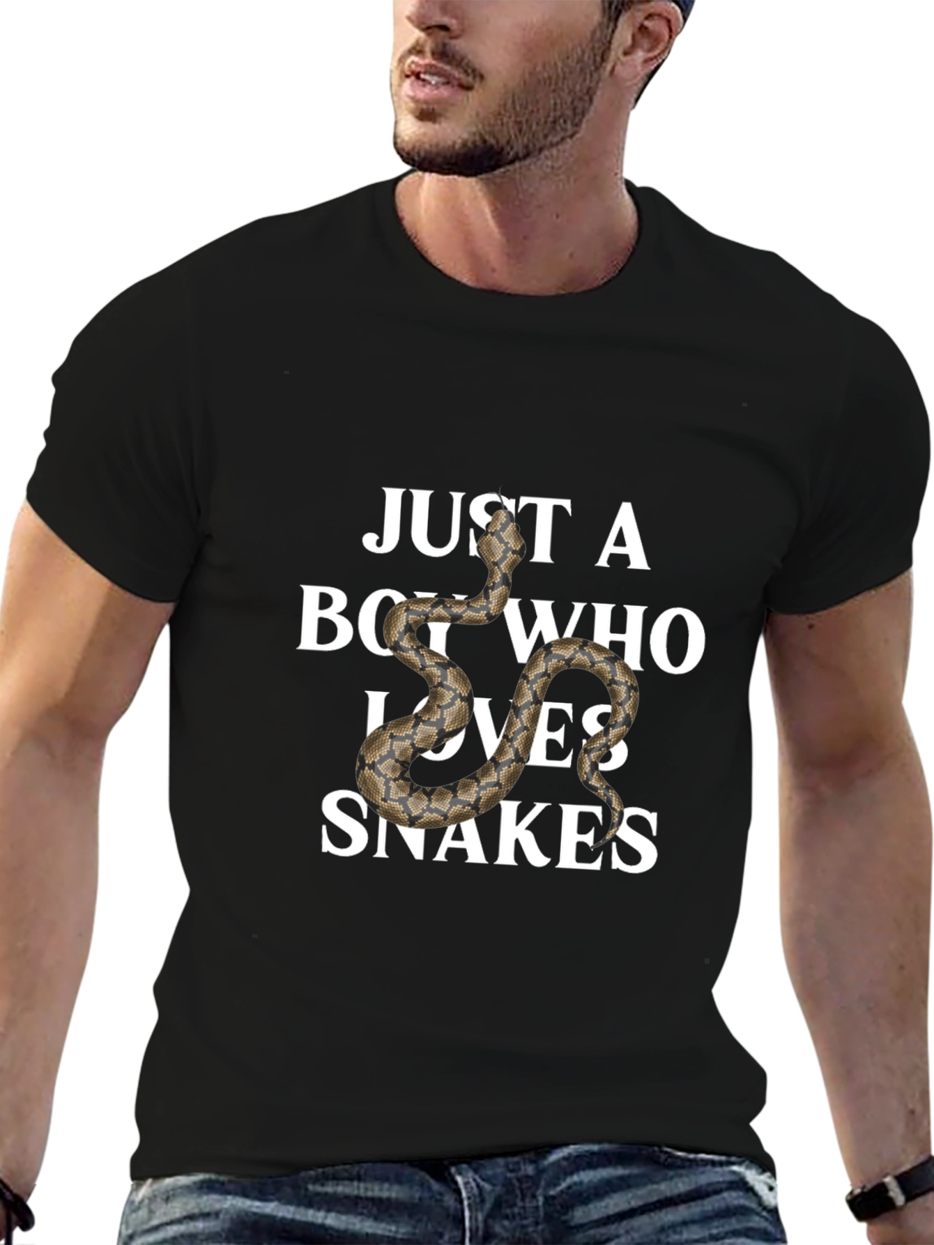 Boy Who Loves Snakes T-Shirt - Reptile Lover Tee