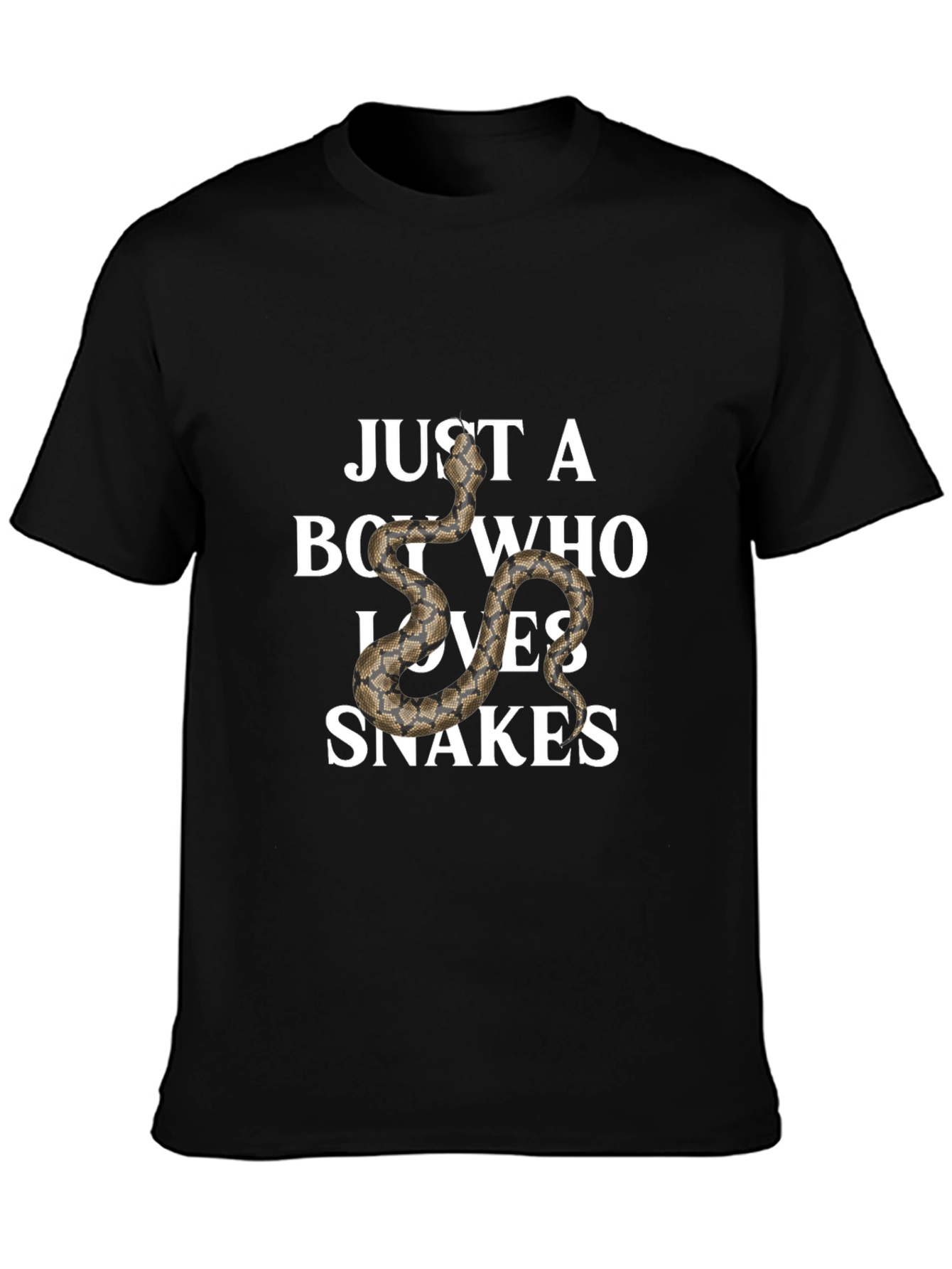 Boy Who Loves Snakes T-Shirt - Reptile Lover Tee