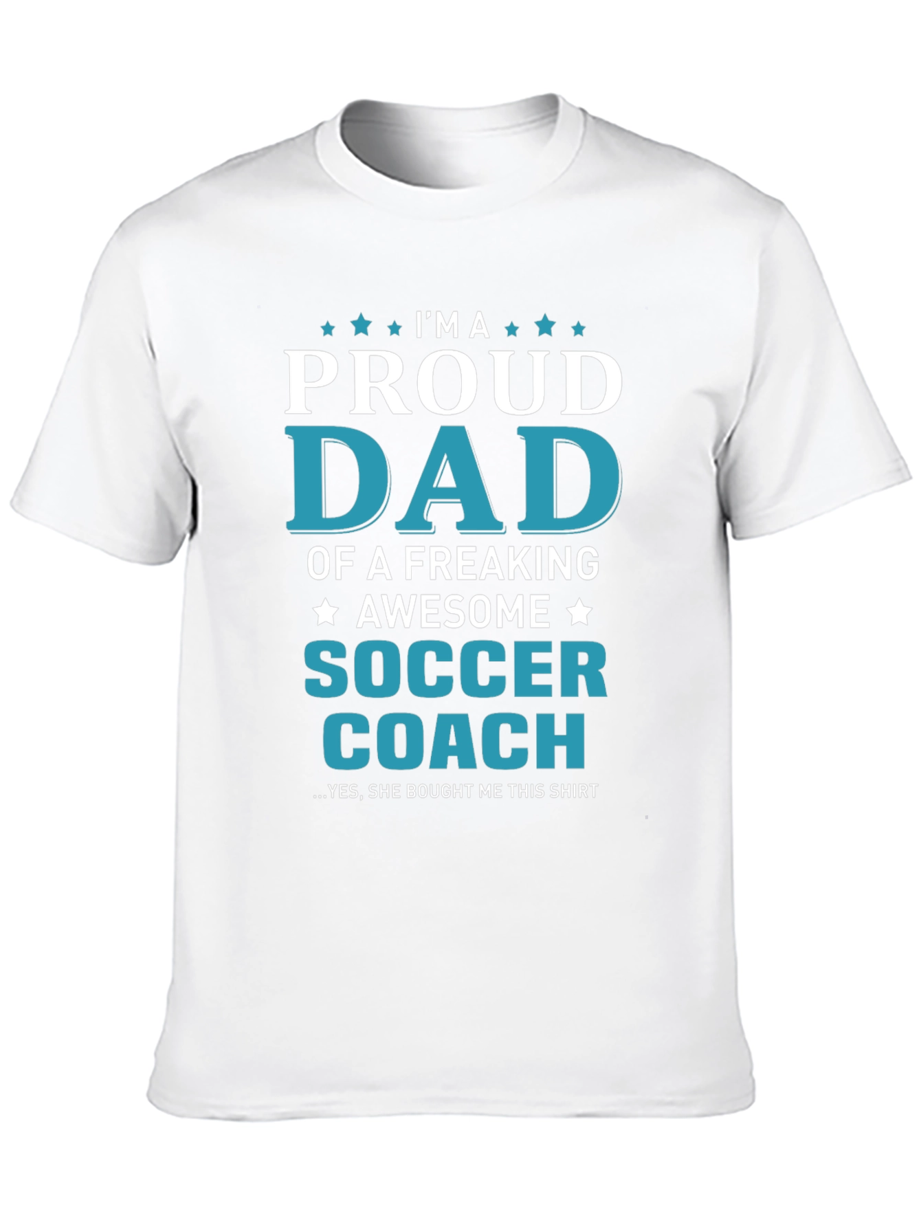 Proud Dad Soccer Coach T-Shirt