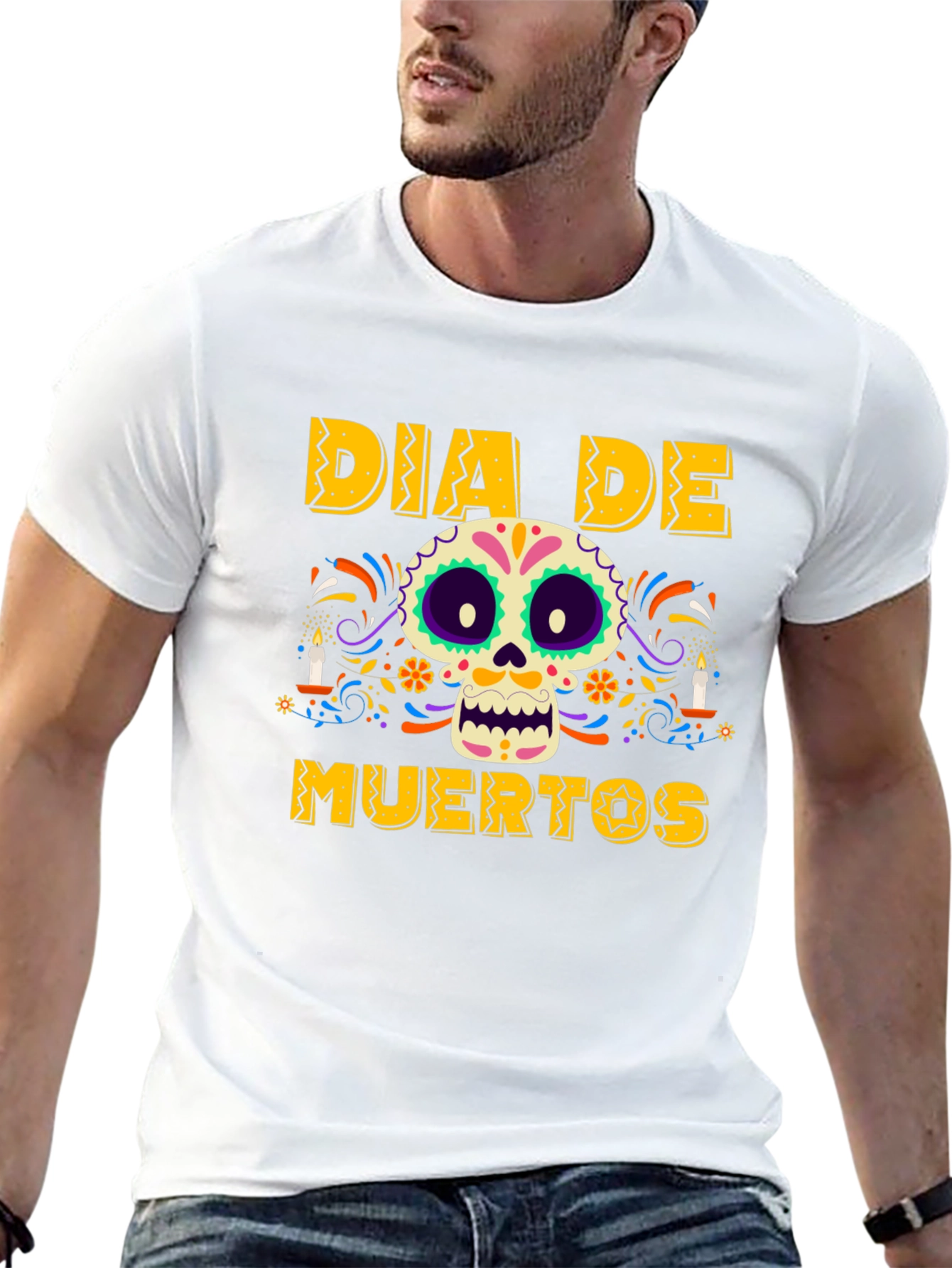 Dia De Muertos T-Shirt - Sugar Skull