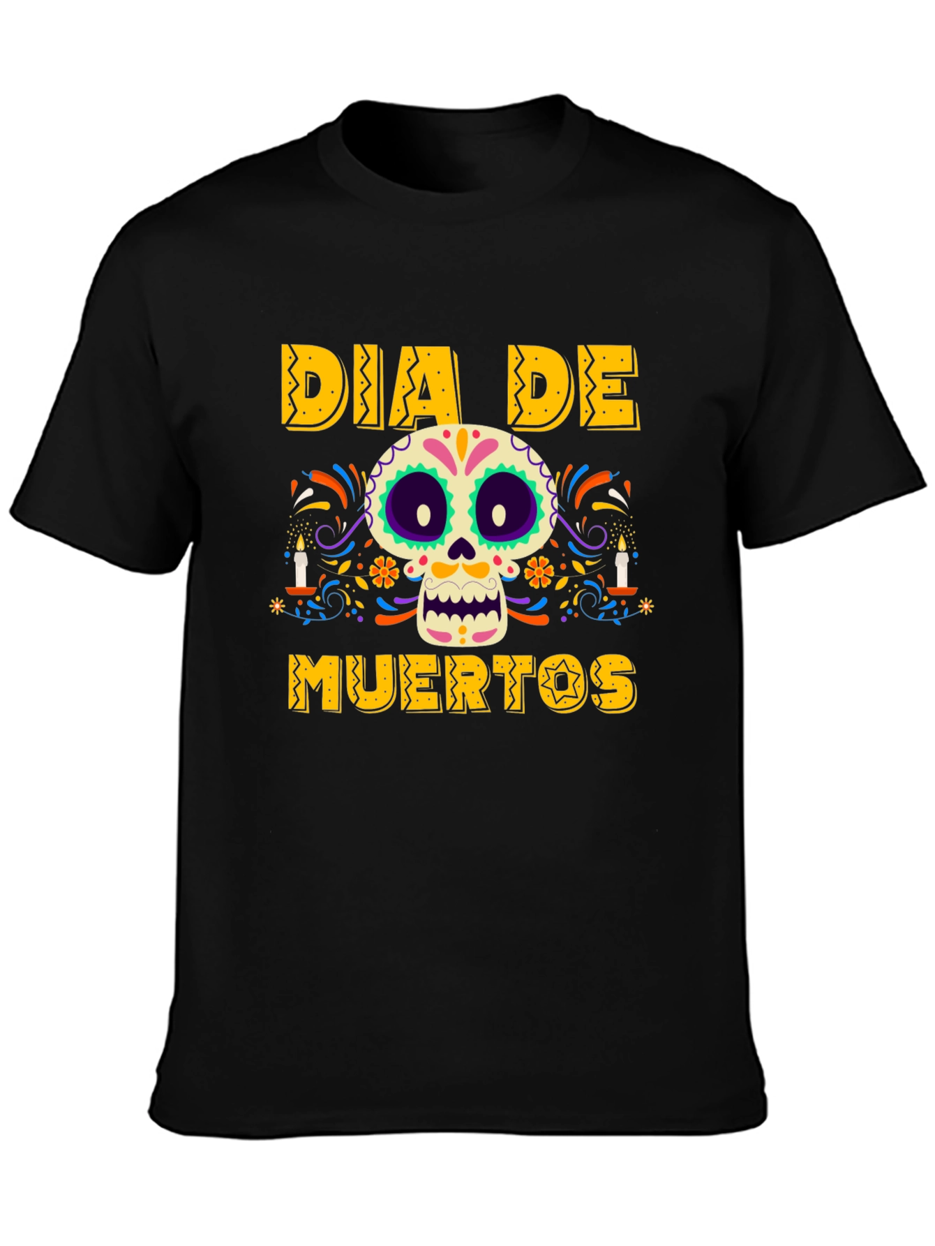 Dia De Muertos T-Shirt - Sugar Skull