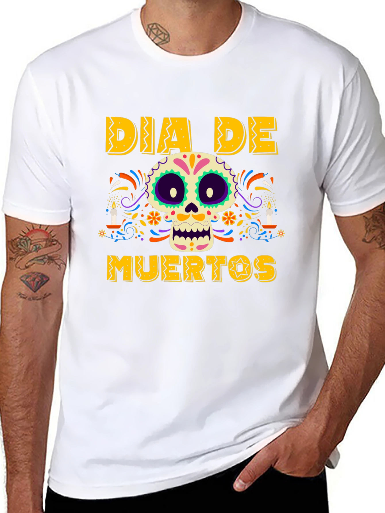 Dia De Muertos T-Shirt - Sugar Skull
