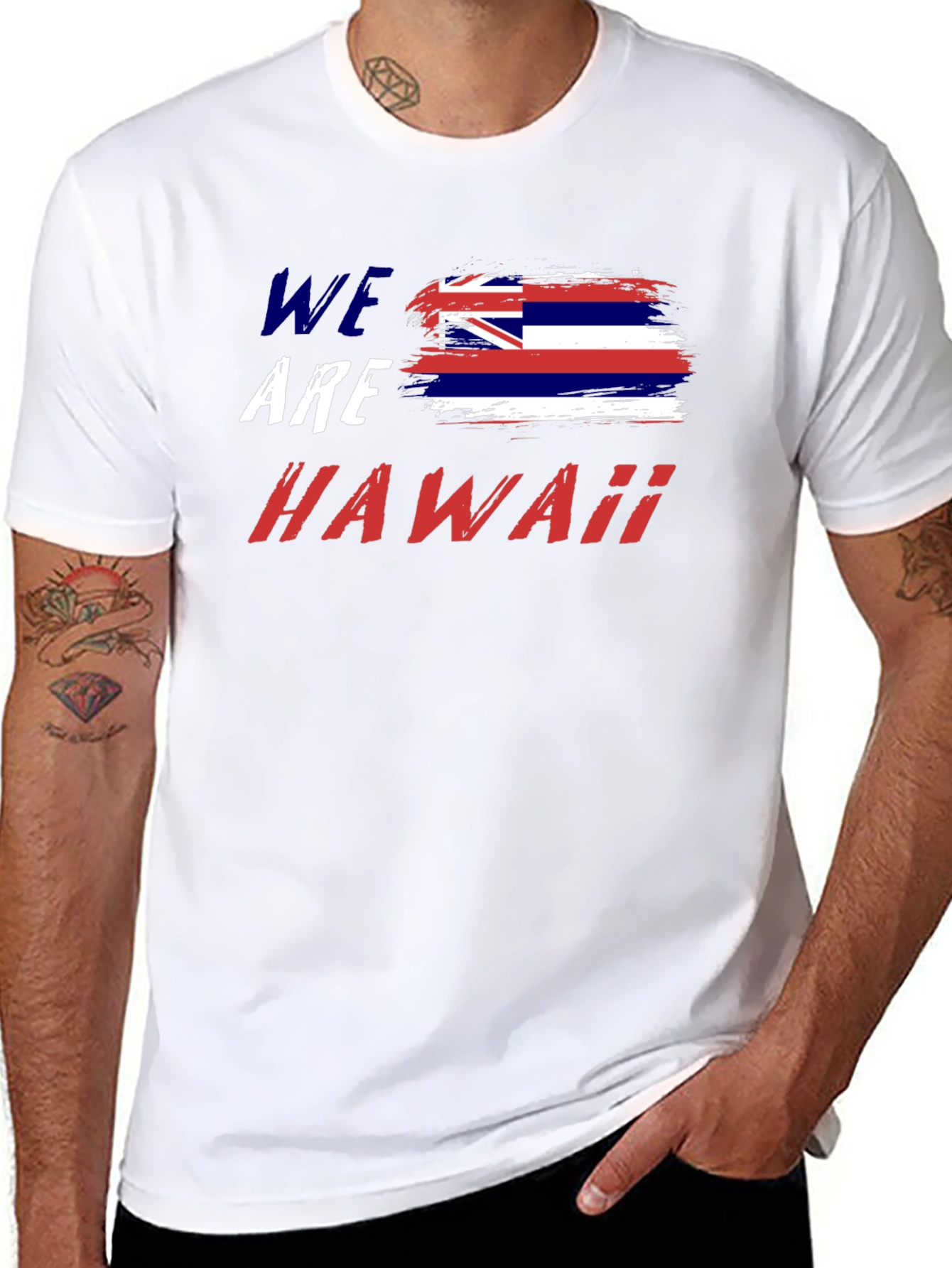 Hawaii Pride Graphic Tee - Island State Flag T-Shirt