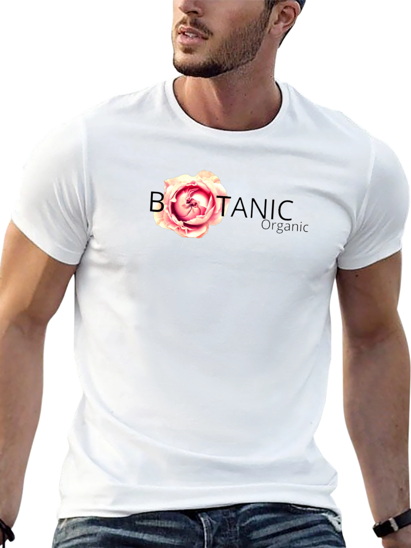 Botanical Organic Black T-Shirt
