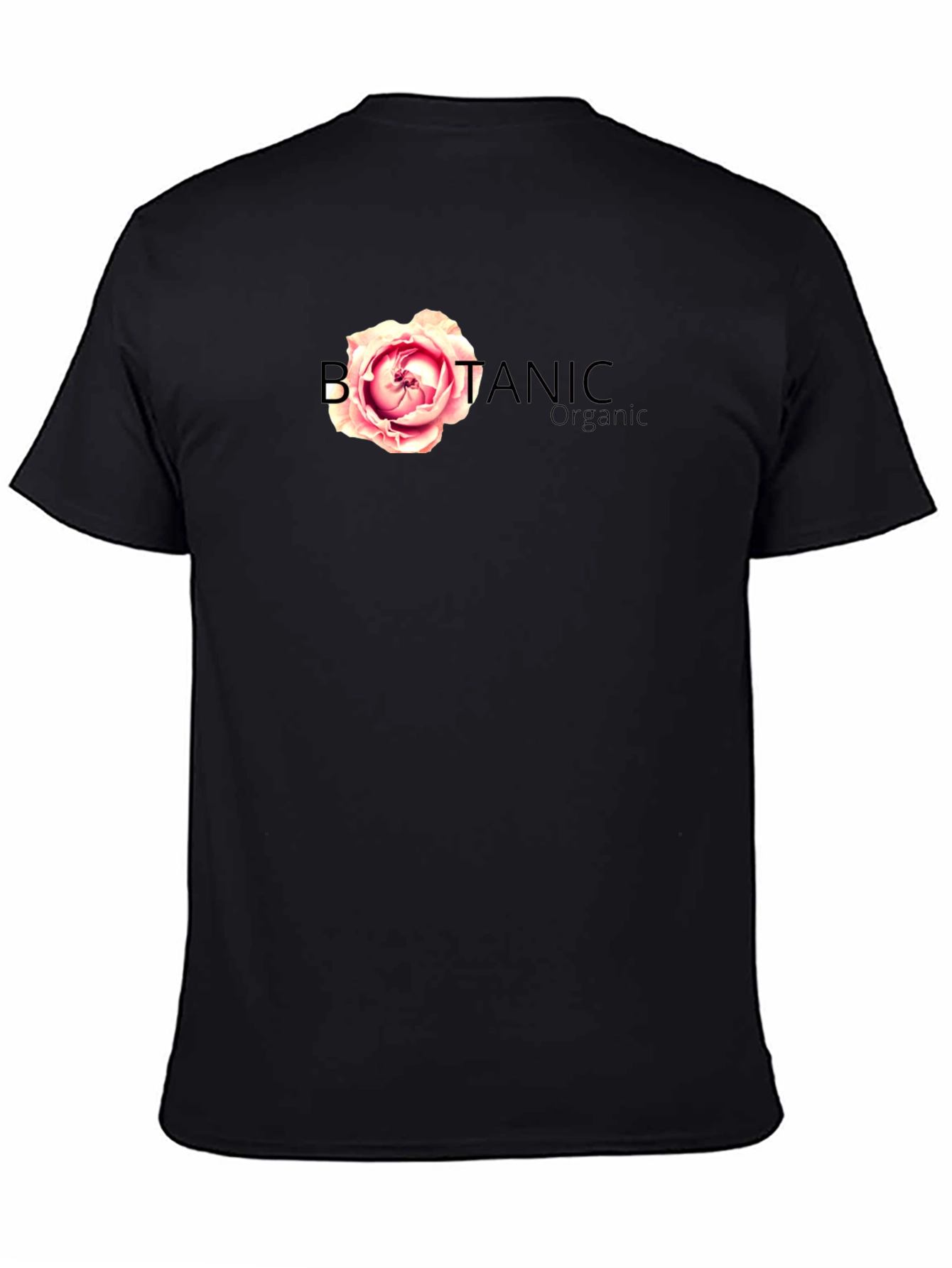 Botanical Organic Black T-Shirt