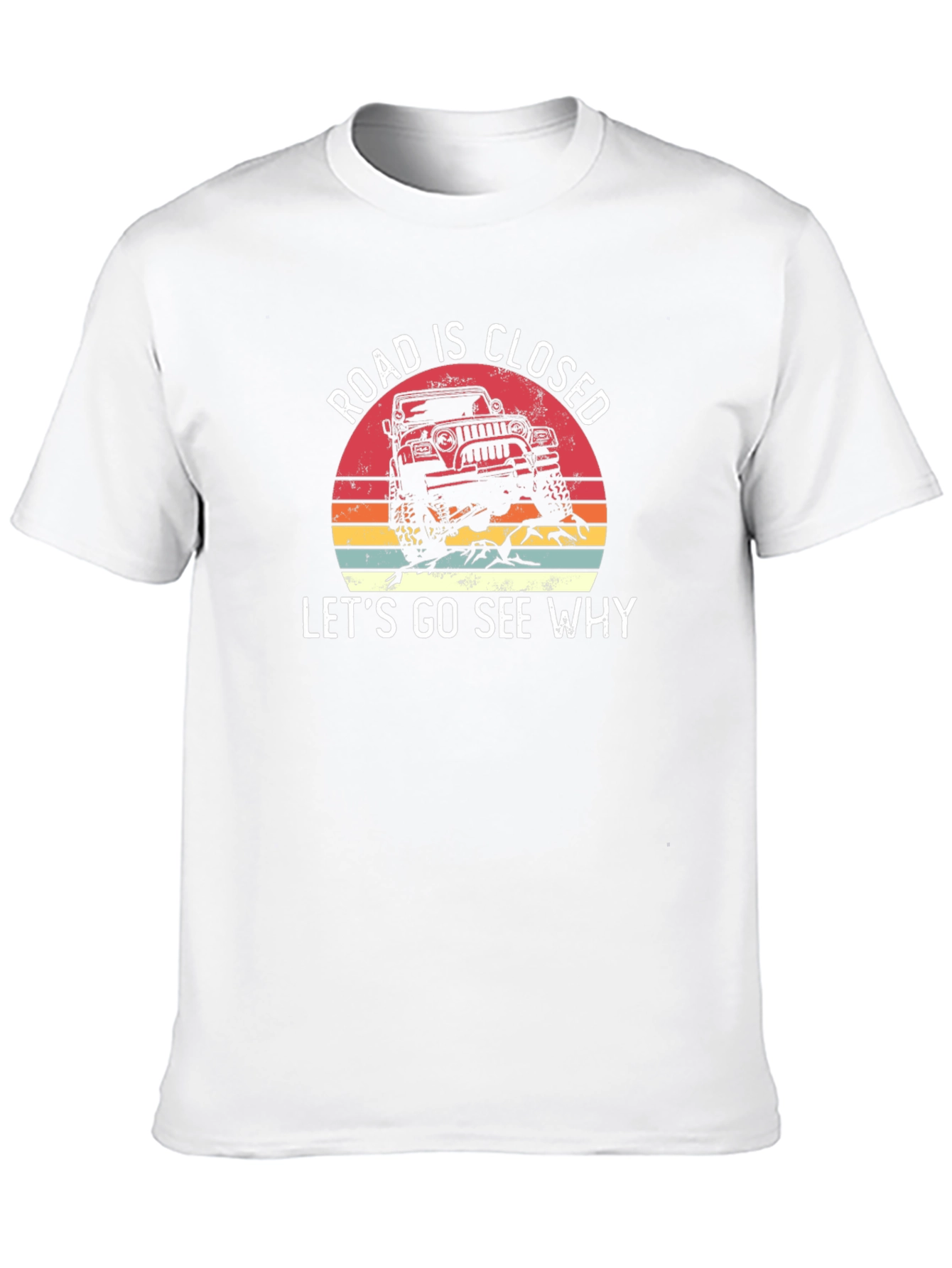 Road Closed Jeep Adventure T-Shirt
