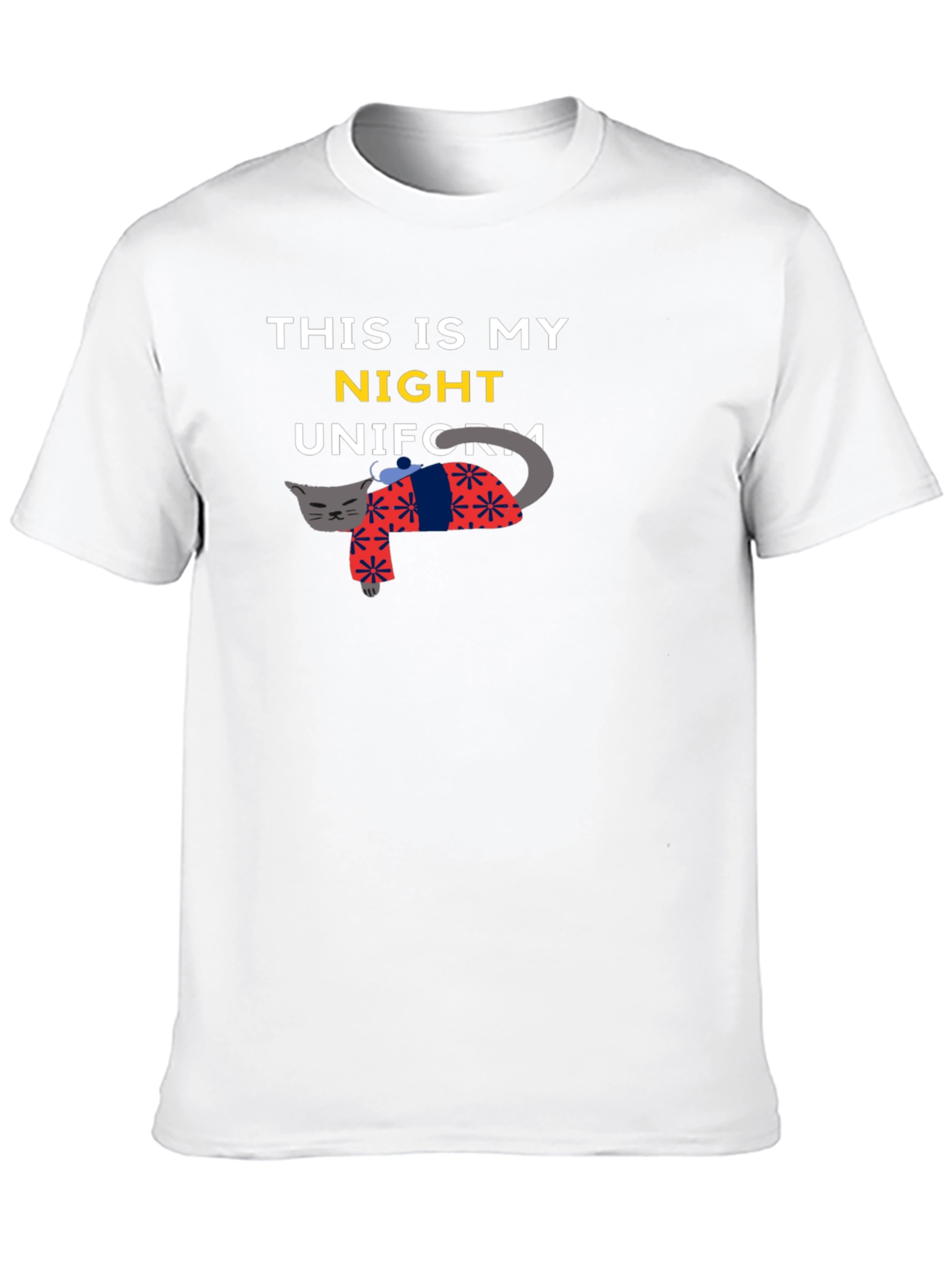 Night Uniform Cat T-Shirt