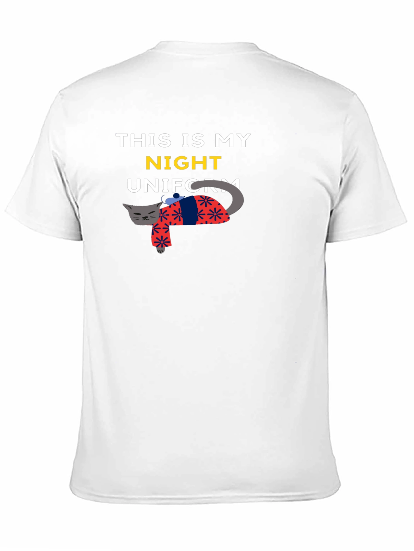 Night Uniform Cat T-Shirt