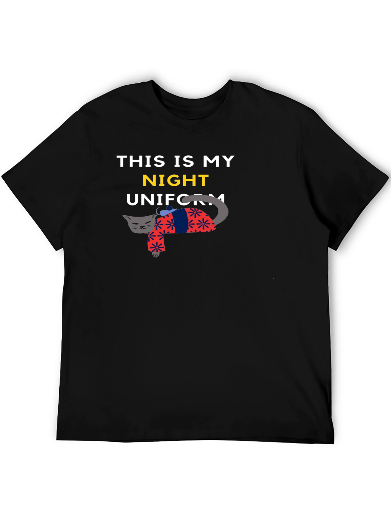 Night Uniform Cat T-Shirt