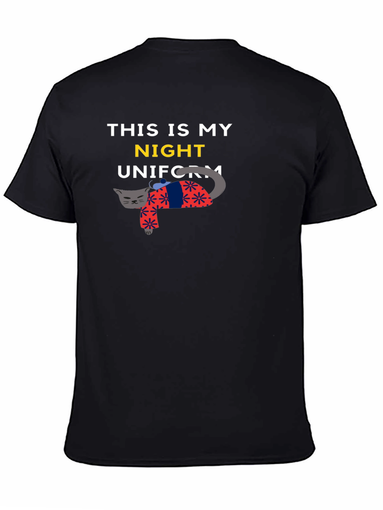 Night Uniform Cat T-Shirt