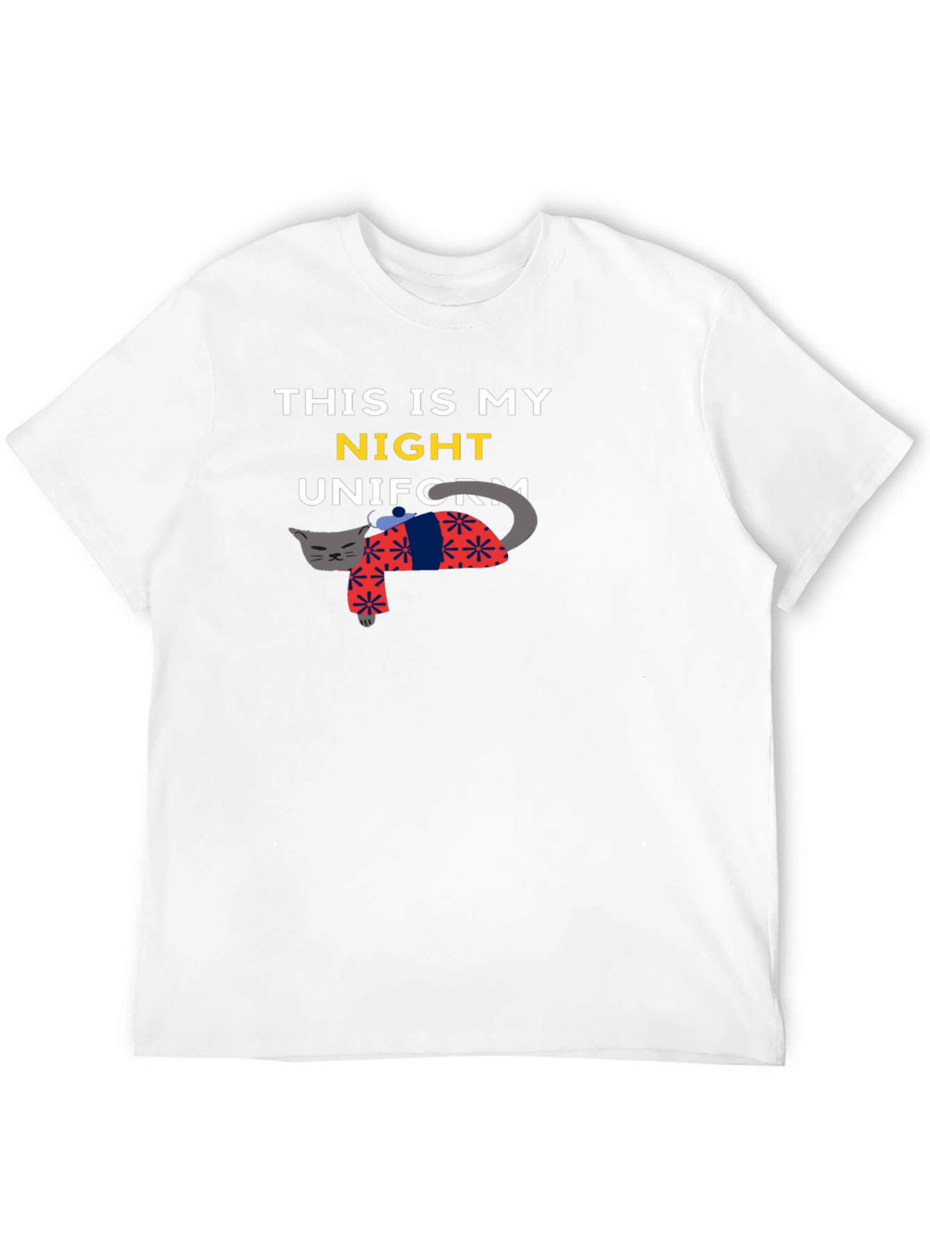 Night Uniform Cat T-Shirt