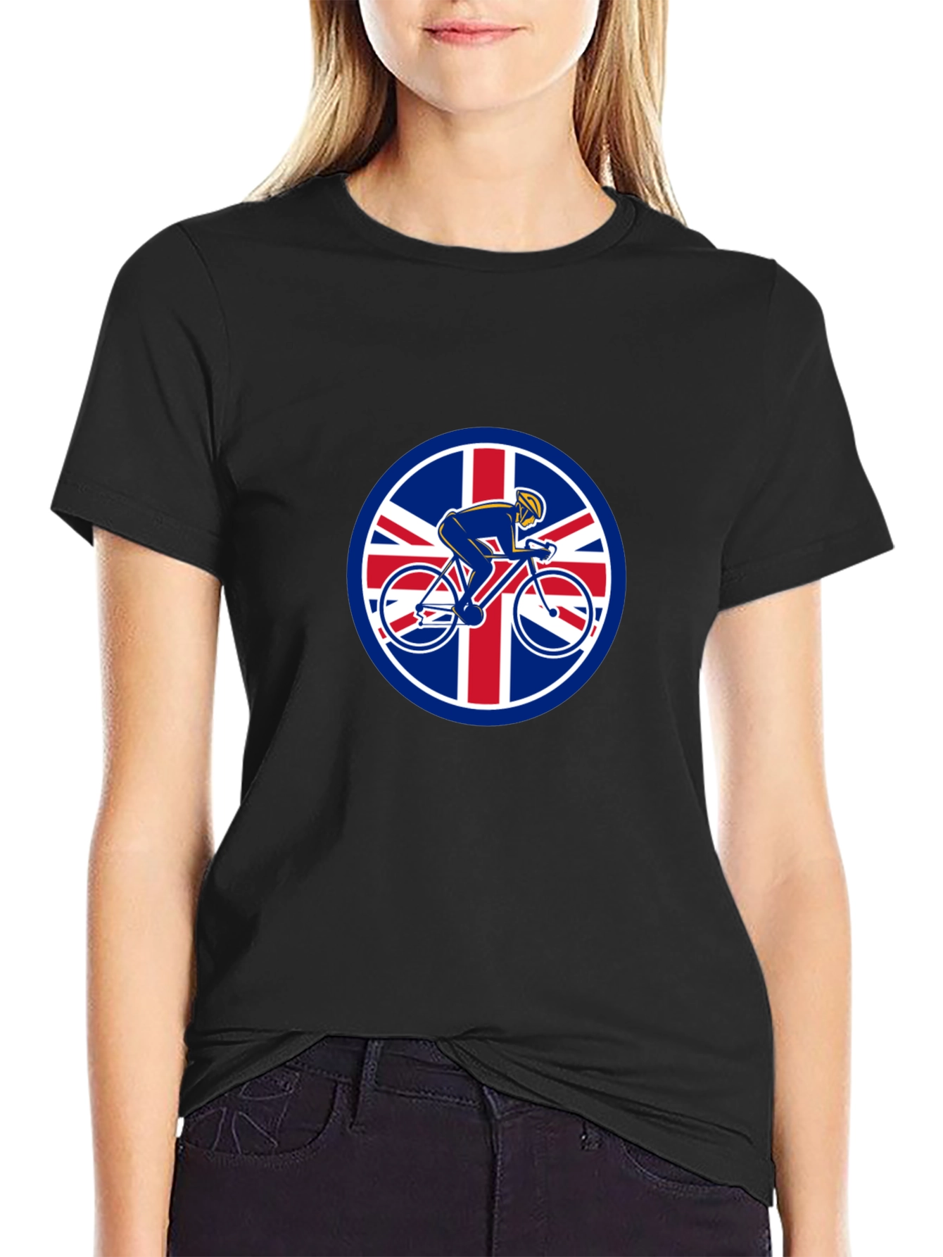 British Cyclist T-Shirt - Union Jack Design