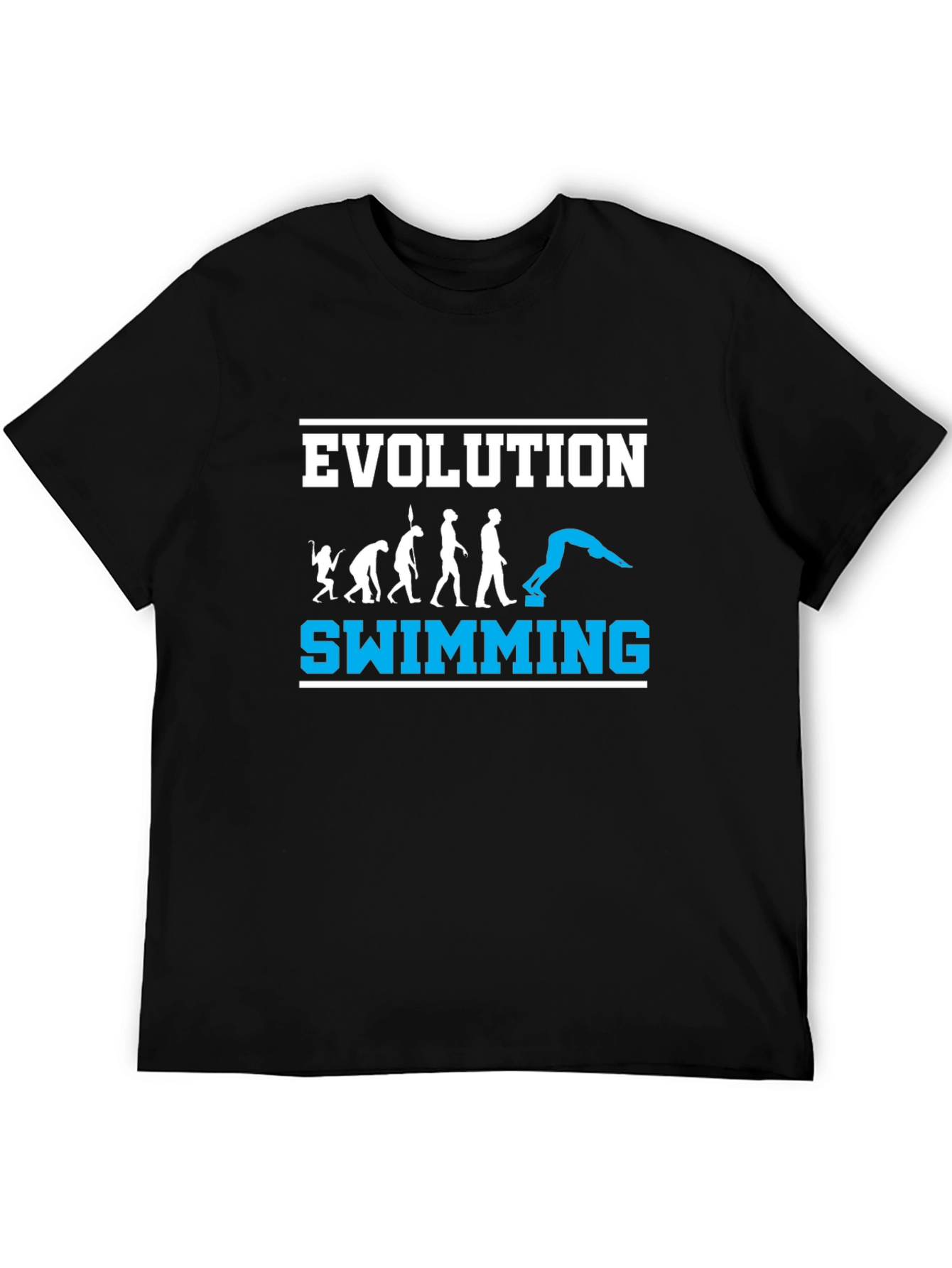Evolution Swimming T-Shirt - Black