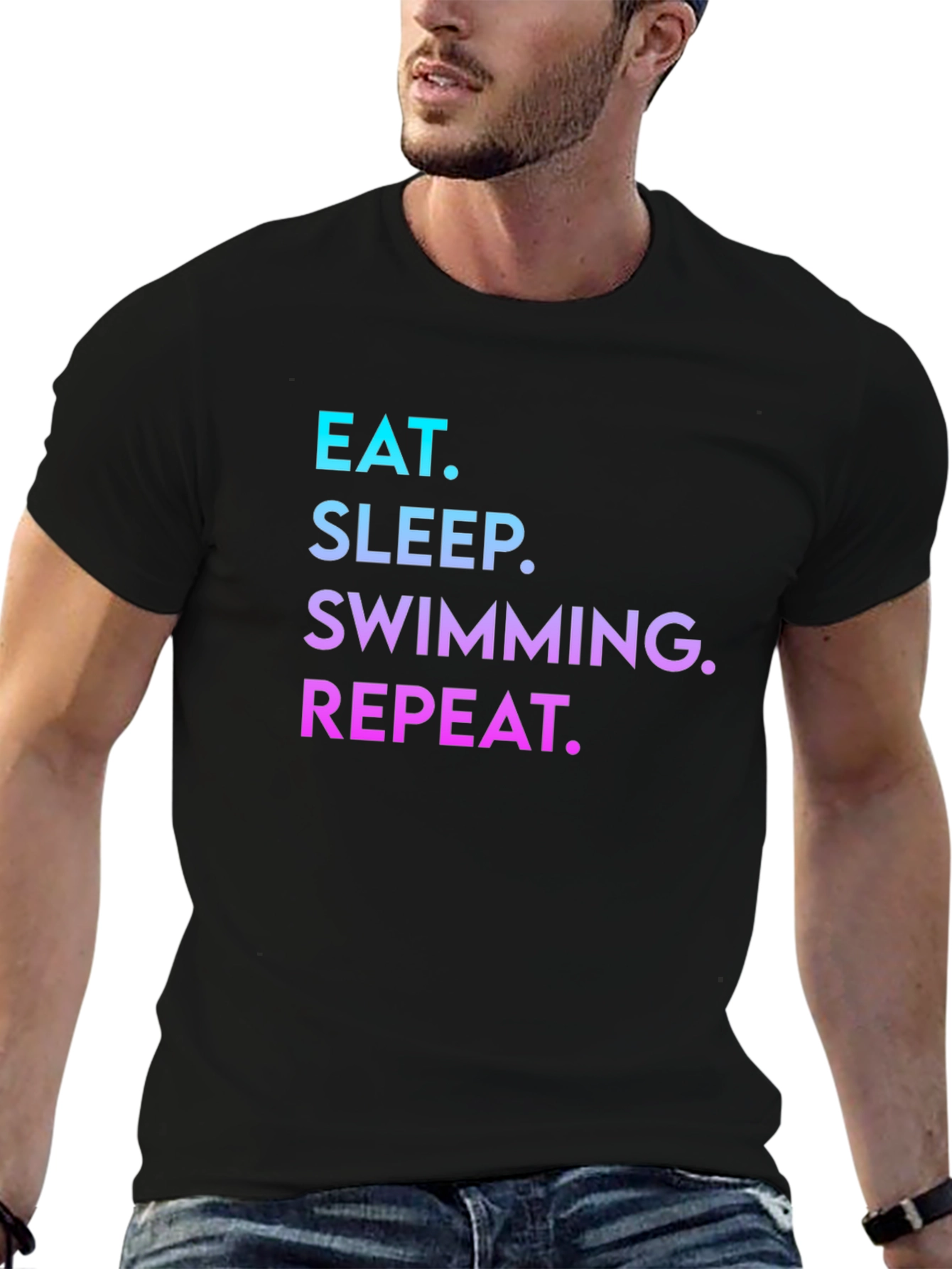 Eat Sleep Swimming Repeat T-Shirt