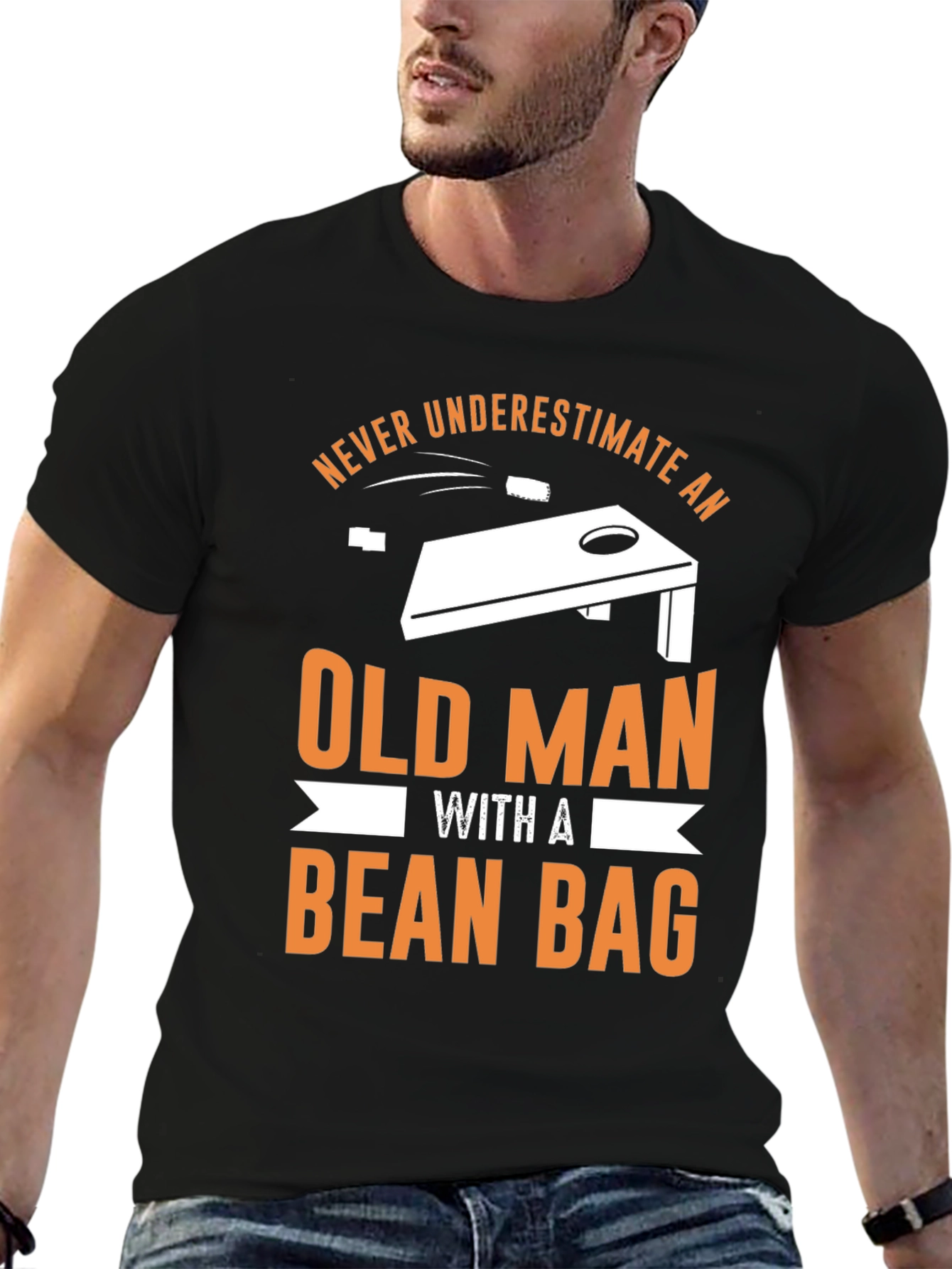 Old Man Bean Bag T-Shirt