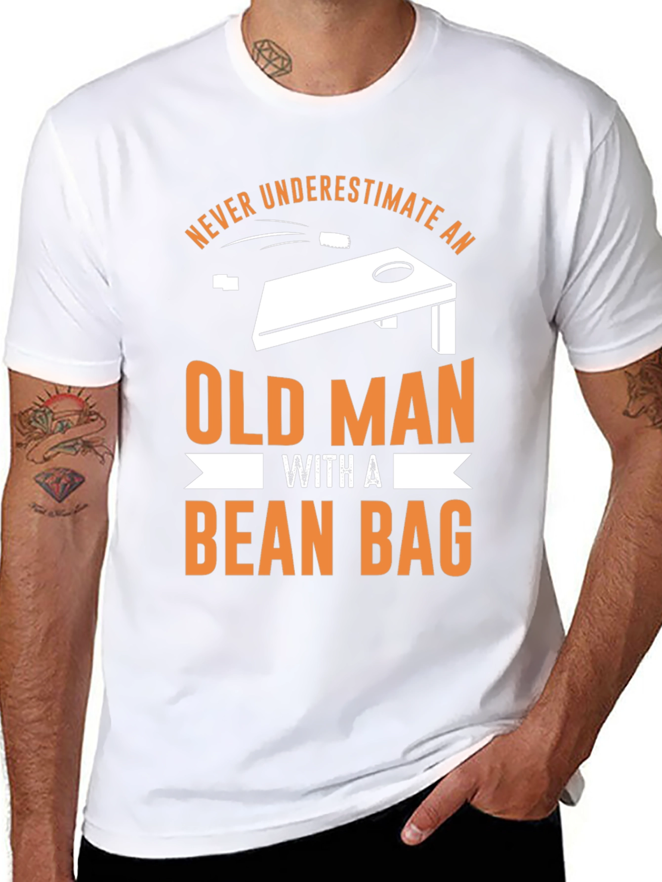 Old Man Bean Bag T-Shirt