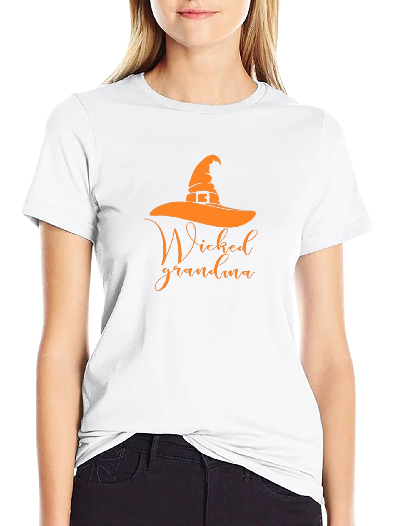 Wicked Grandma Halloween T-Shirt - Black