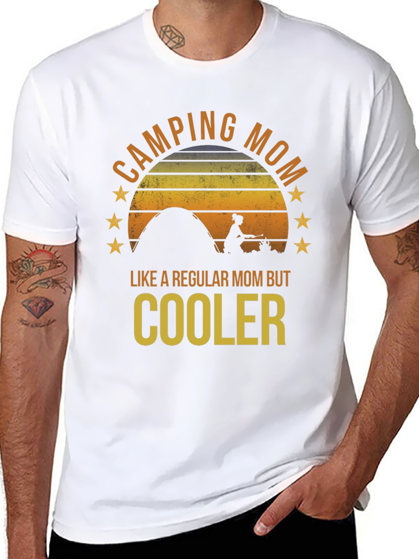 Camping Mom Graphic Tee - Cool Mothers Day Gift