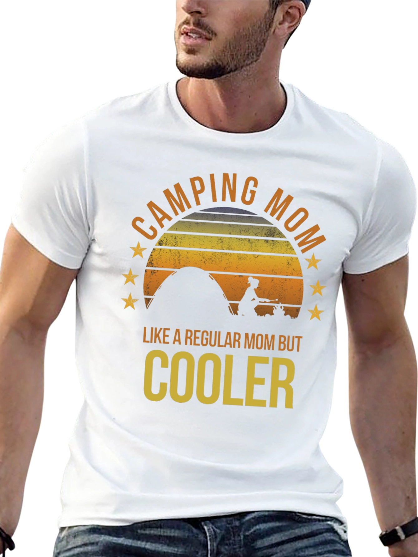 Camping Mom Graphic Tee - Cool Mothers Day Gift