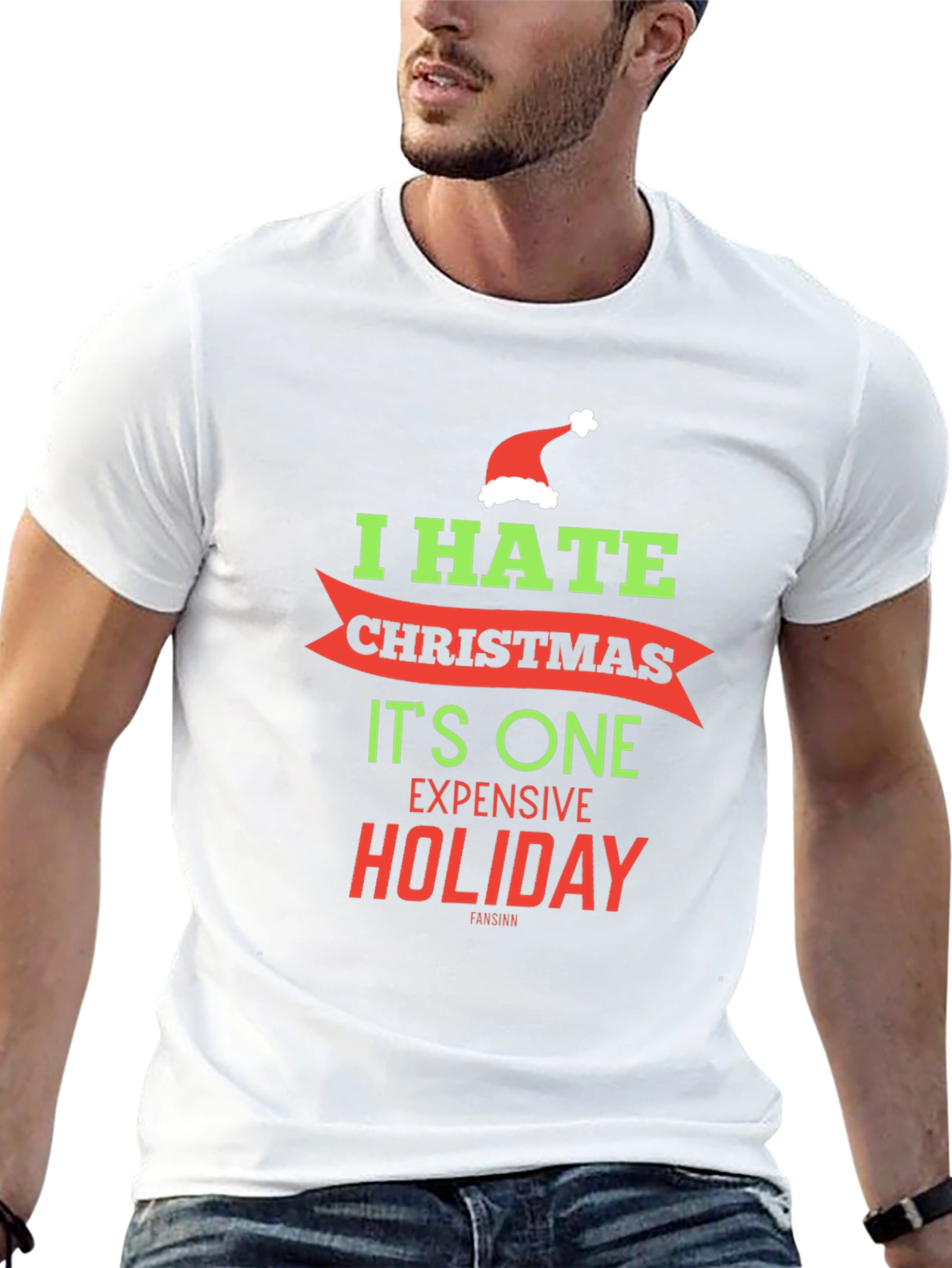 I Hate Christmas Graphic Tee - Holiday Humor