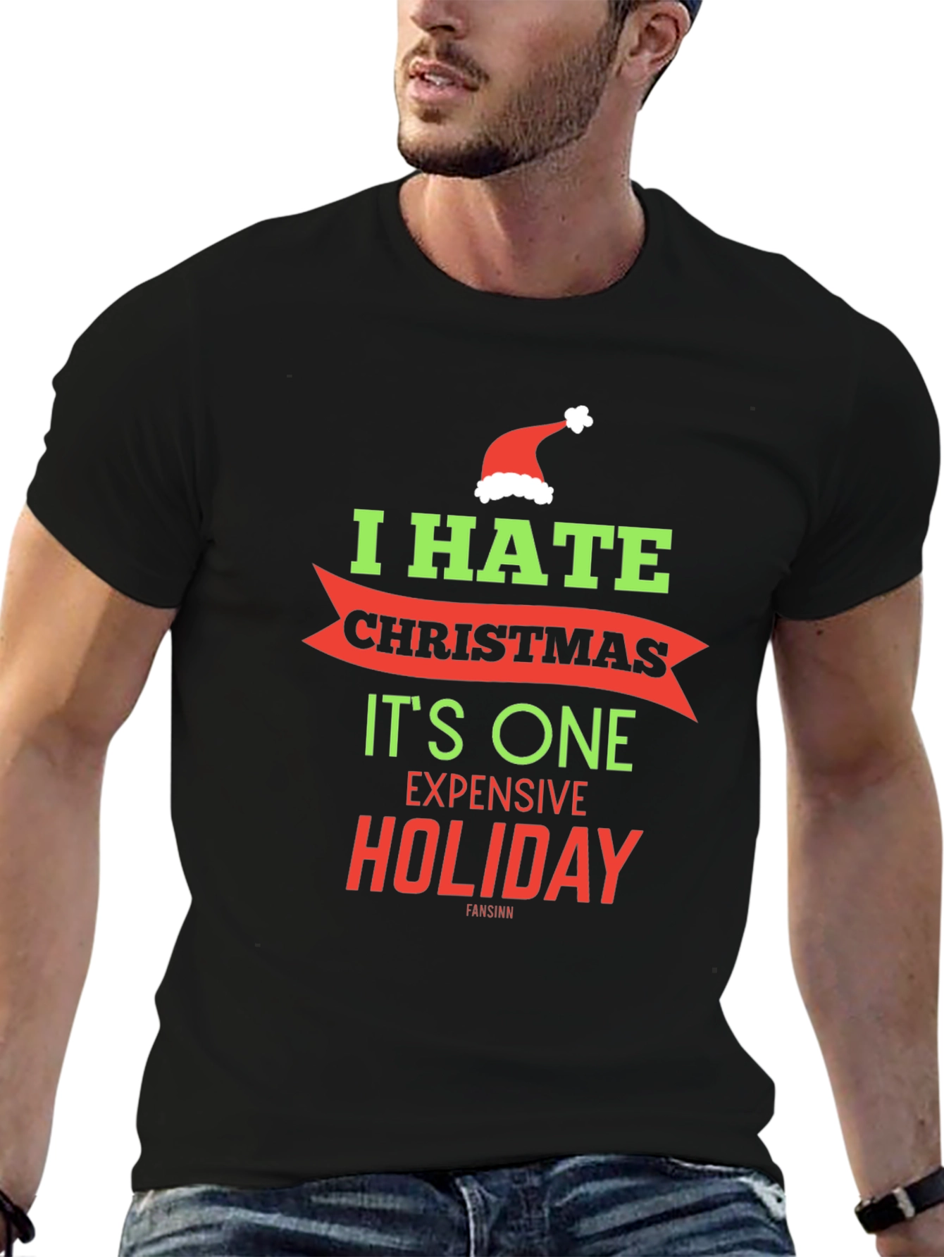 I Hate Christmas Graphic Tee - Holiday Humor